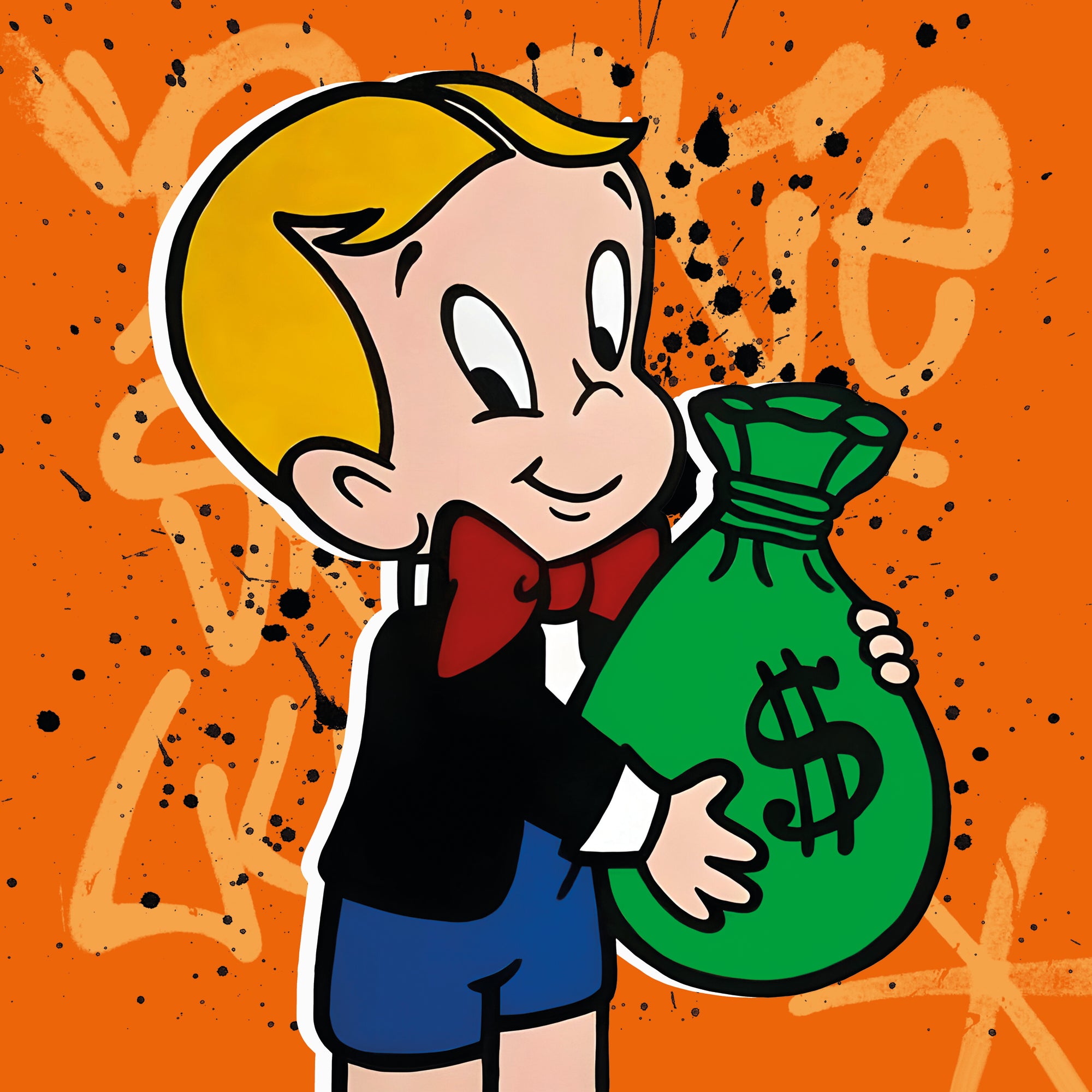 Tableau Richie Rich Dollar – Cadre Mural Design - Fabulartz.fr 