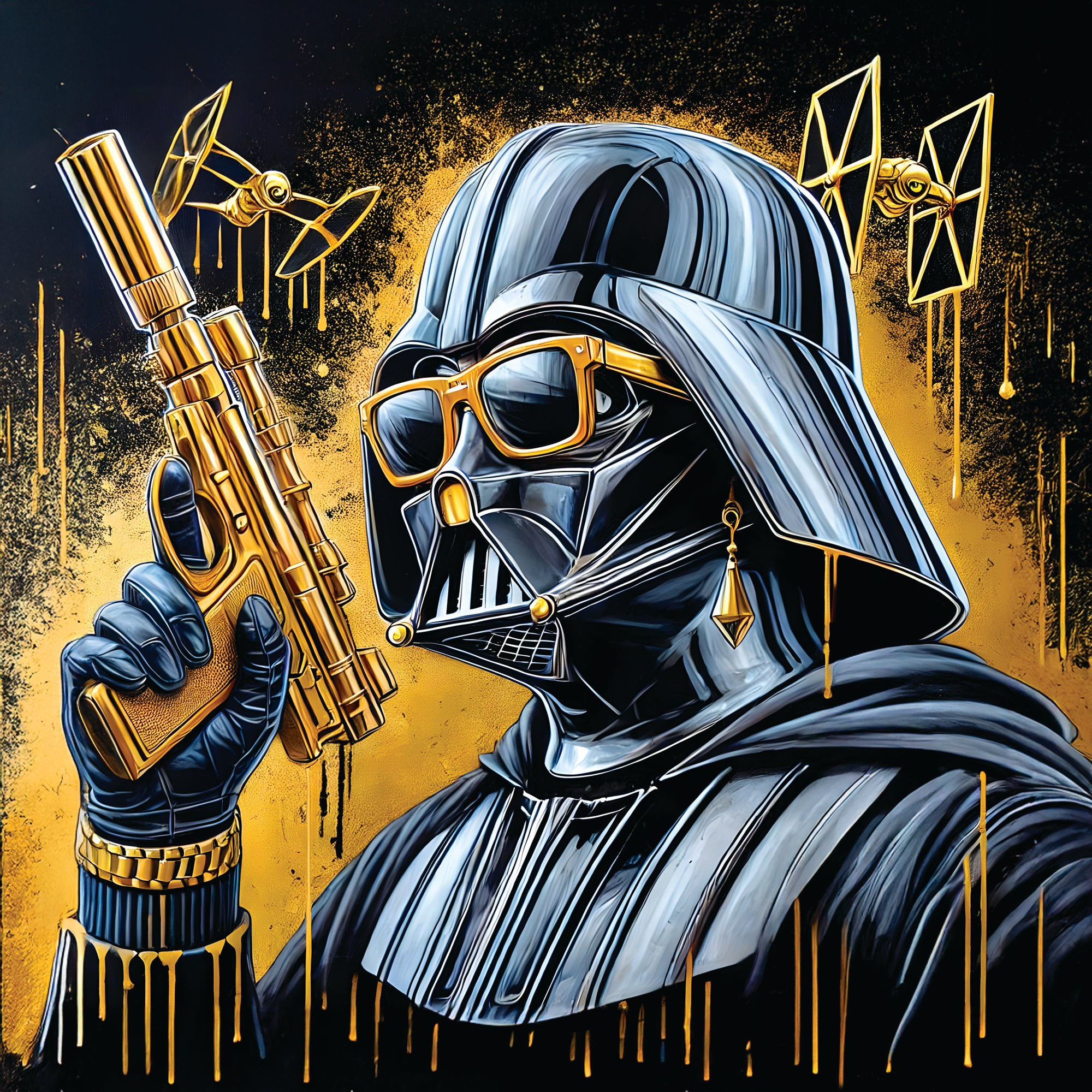 Painting Stars Wars Darth Vader Royal - Déco Murale Design