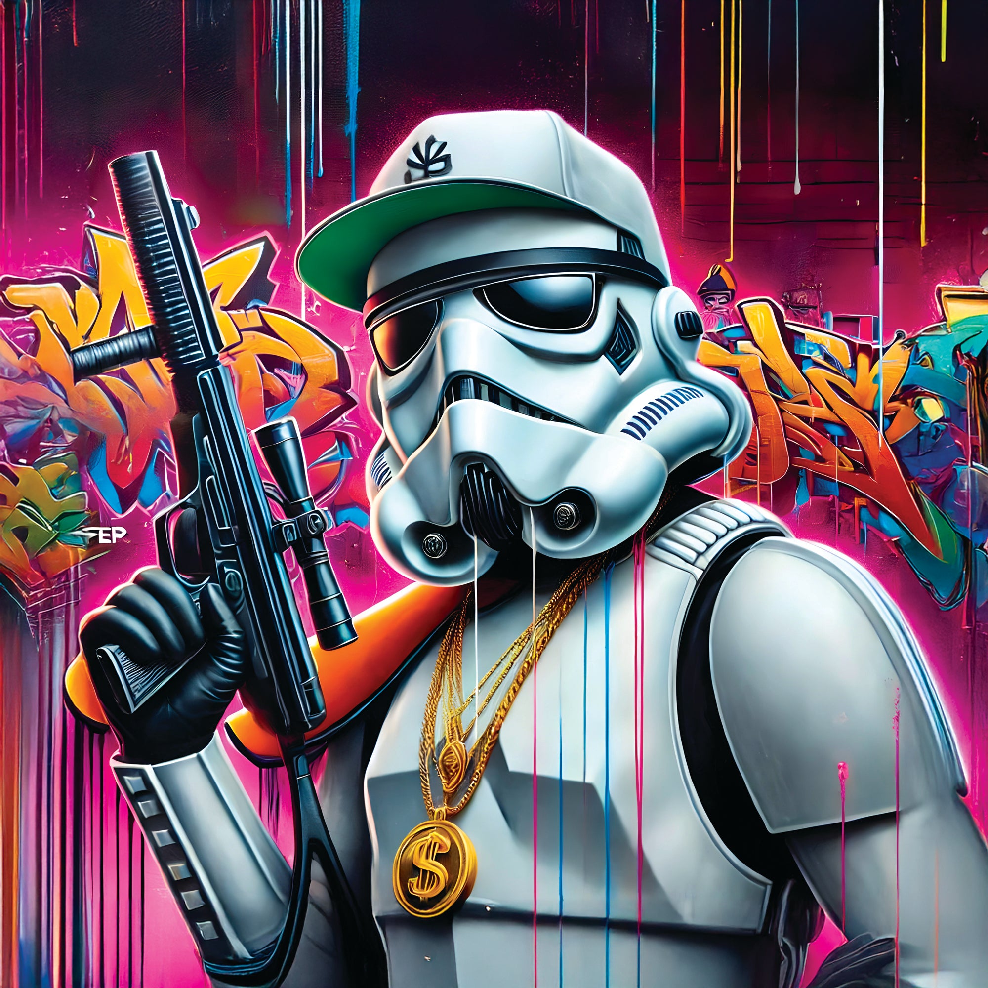 Dipingere Stars Wars Street Stormtrooper - Déco Murale Design