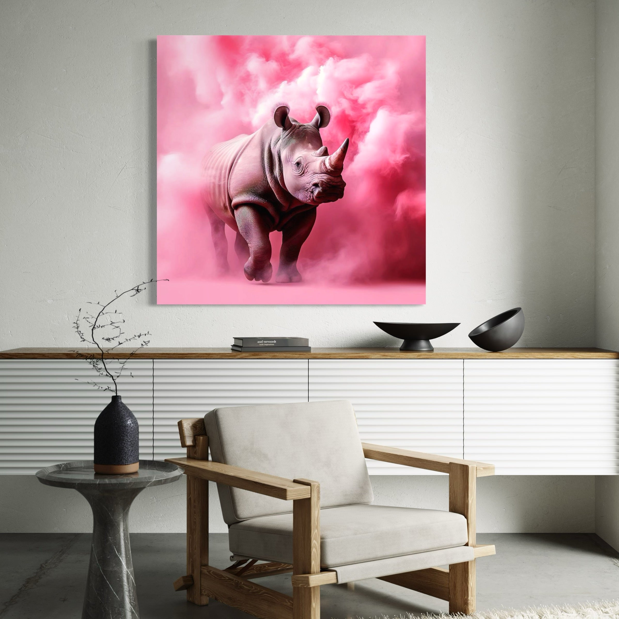 Tableau Photographie Sérénité Brume Rose - Déco Murale Design