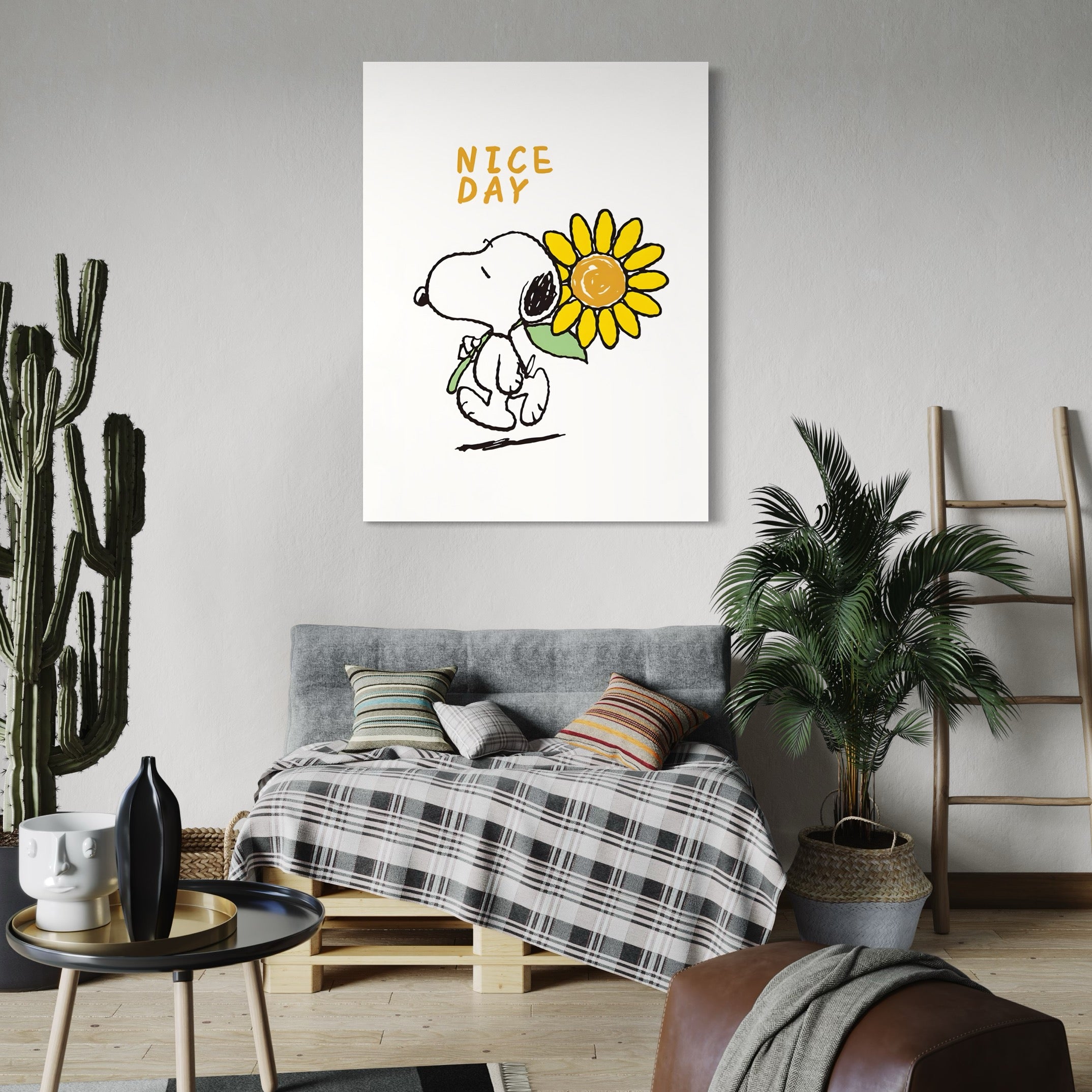 Tableau Snoopy Nice Day - Déco Murale Nature