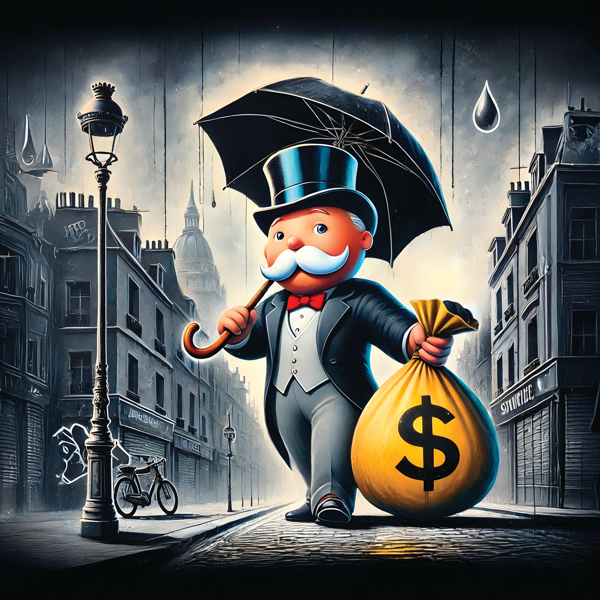 Tableau Monopoly Parisien - Arte di strada e design da parete