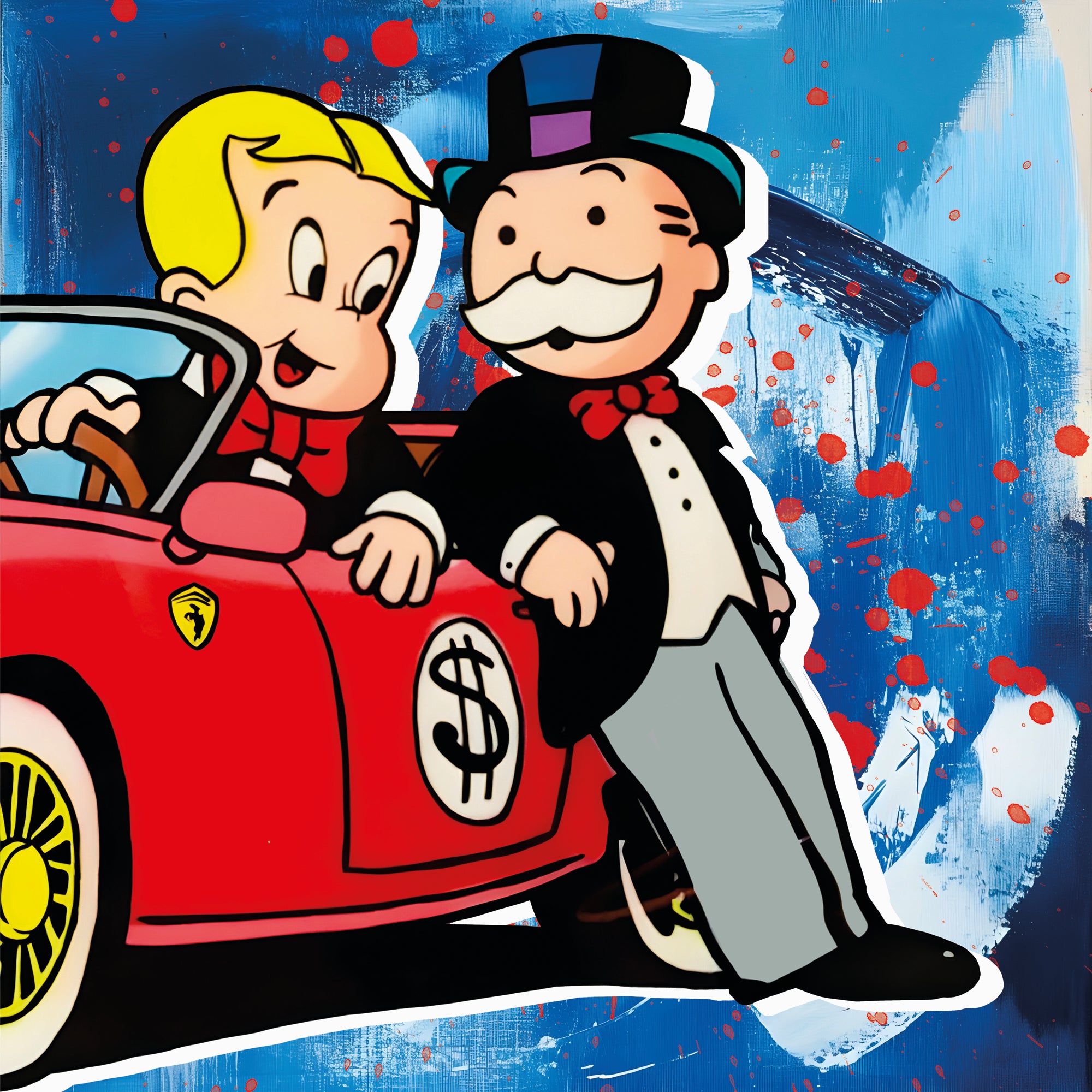 Tableau Monopoly et Richie Rich – Décoration Murale Design - Fabulartz.fr 