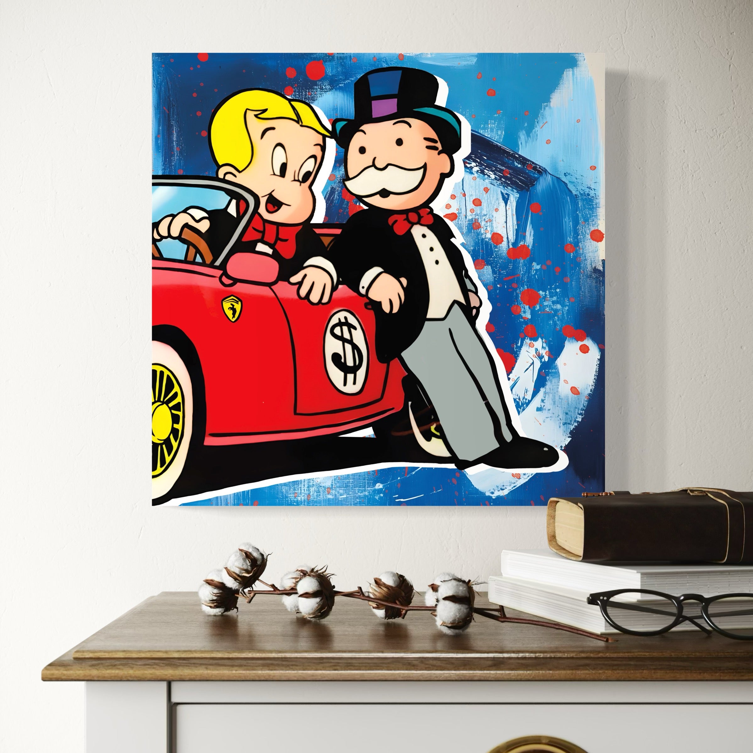 Tableau Monopoly et Richie Rich – Décoration Murale Design - Fabulartz.fr 