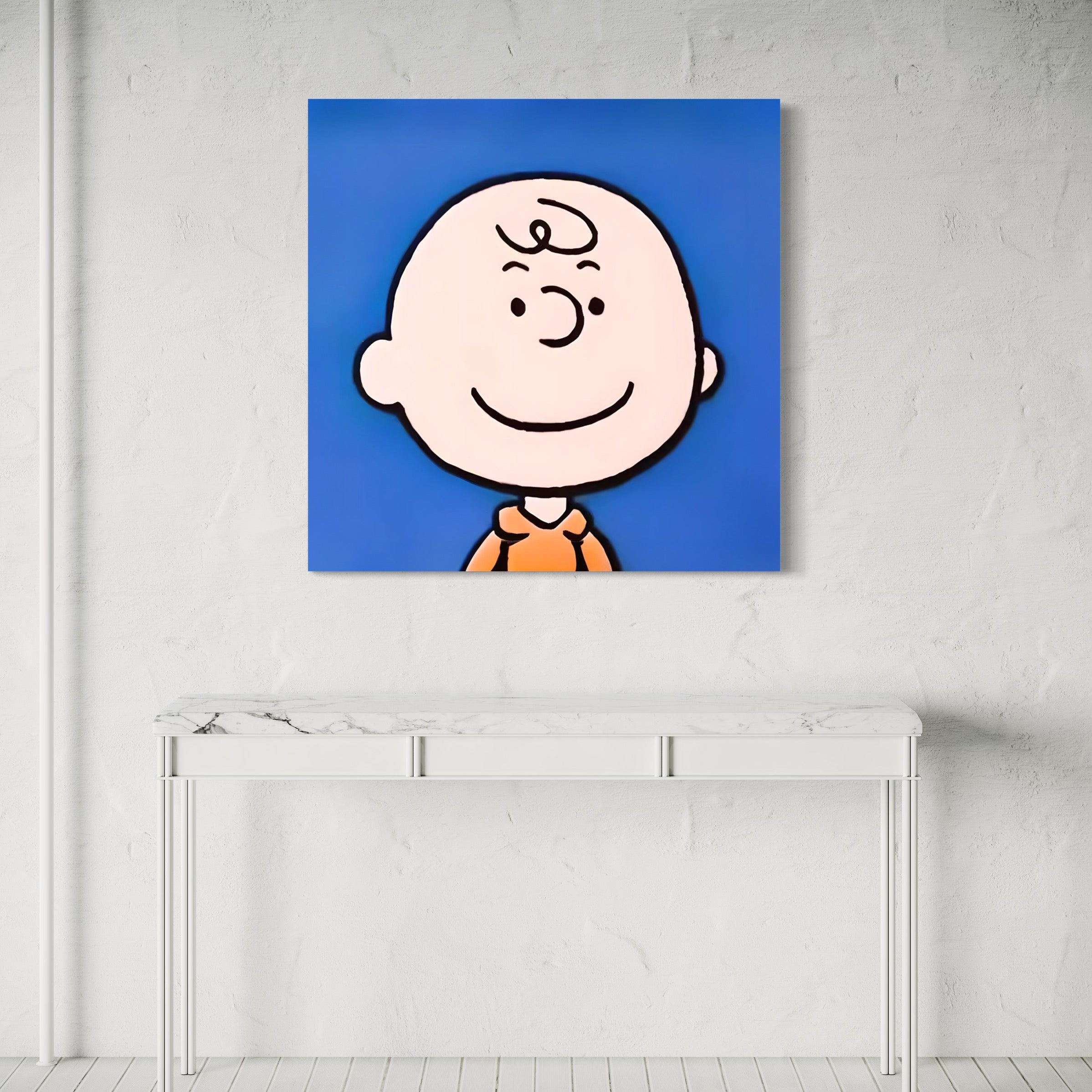 Tableau Charlie Brown Portrait - Cadre Déco Simple - Fabulartz.fr 