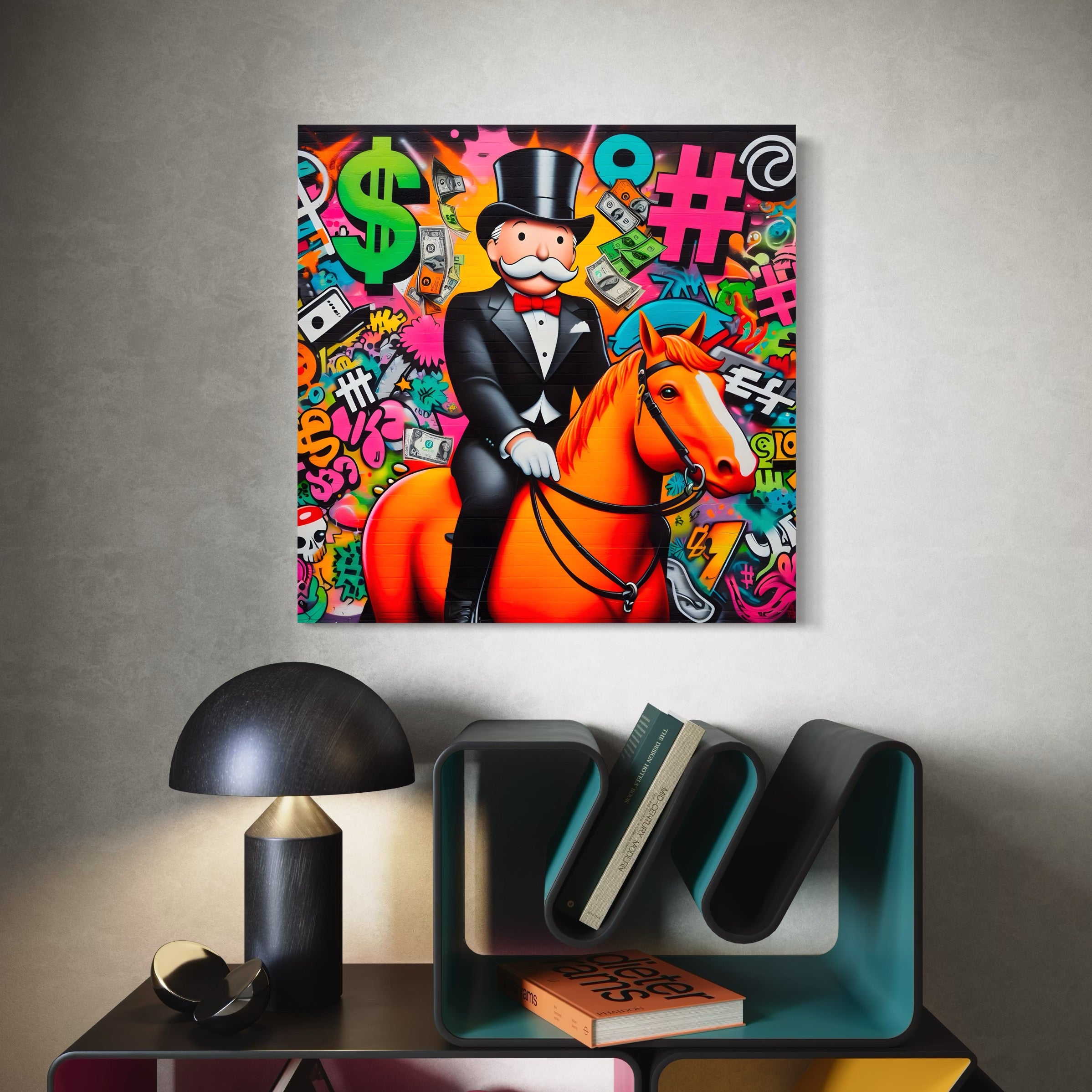 Tableau Monopoly Cavalier – Décoration Murale Design - Fabulartz.fr 