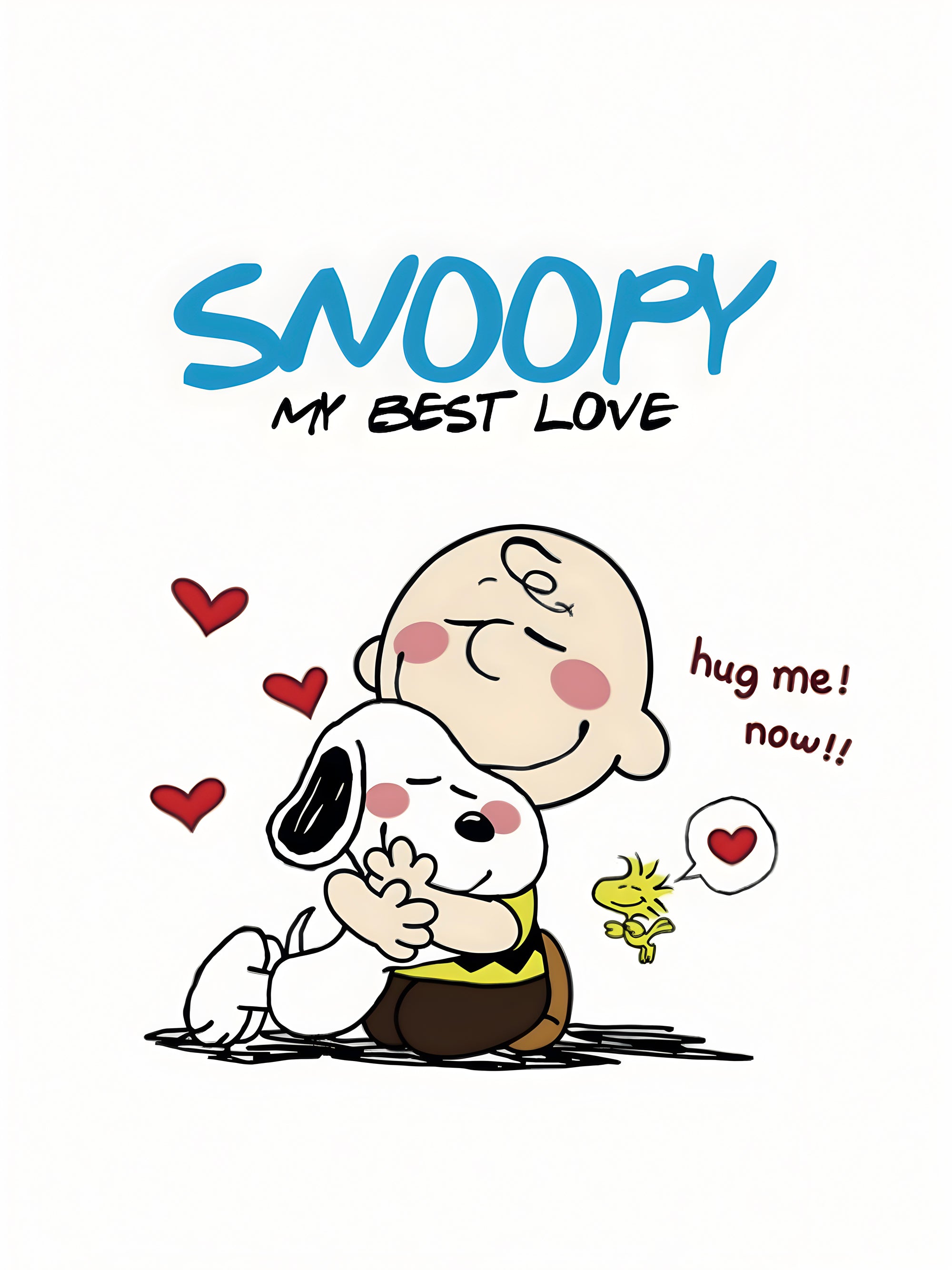 Tableau Snoopy My Best Love - Décoration Murale