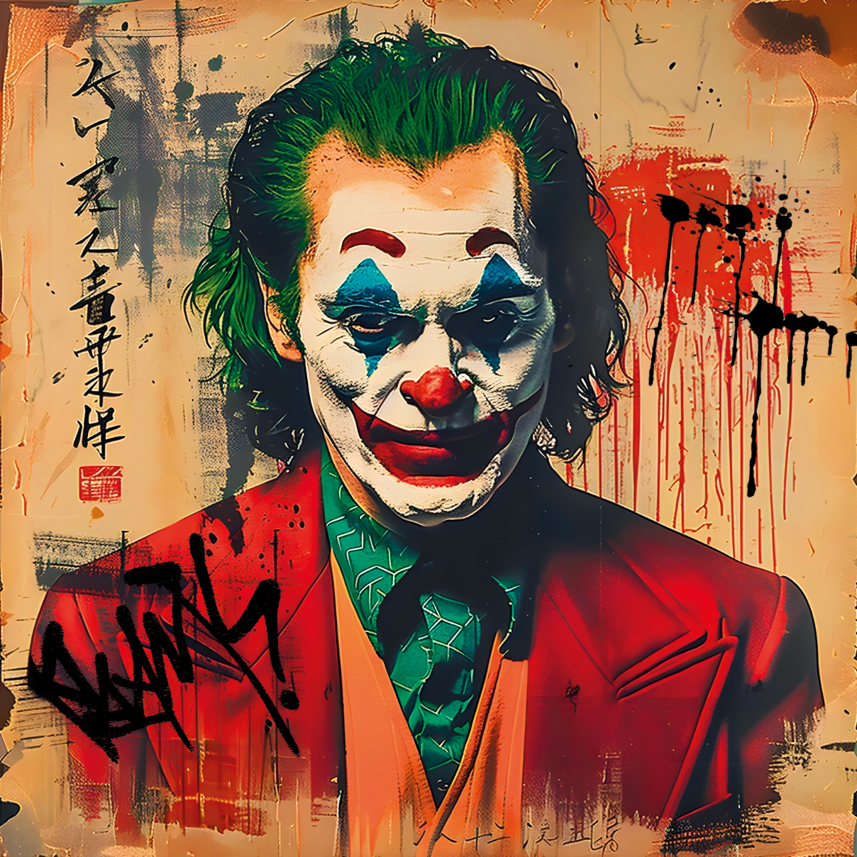 Tableau Joker - Cadre Déco & Design pour Décoration Murale - Fabulartz.fr 