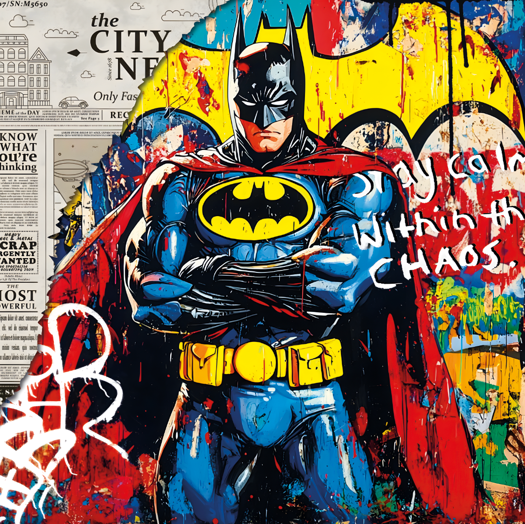 Tableau Batman - Héros de la Ville - Fabulartz.fr 