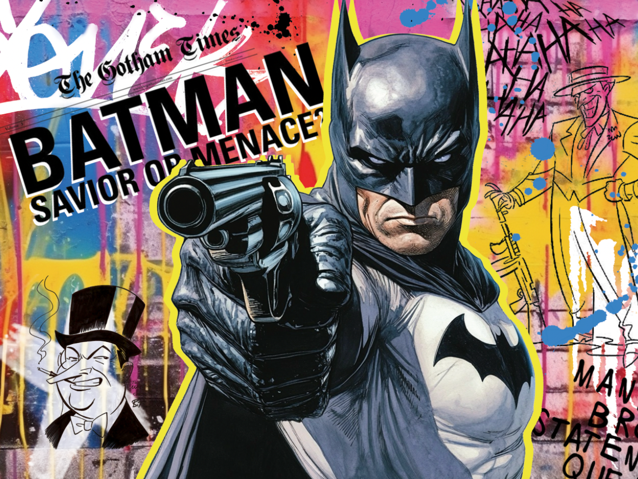 Tableau Batman - Savior or Menace - Fabulartz.fr 