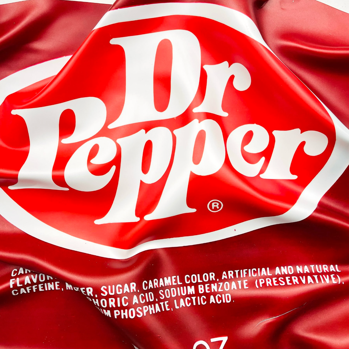 Tableau froissé - Dr Pepper