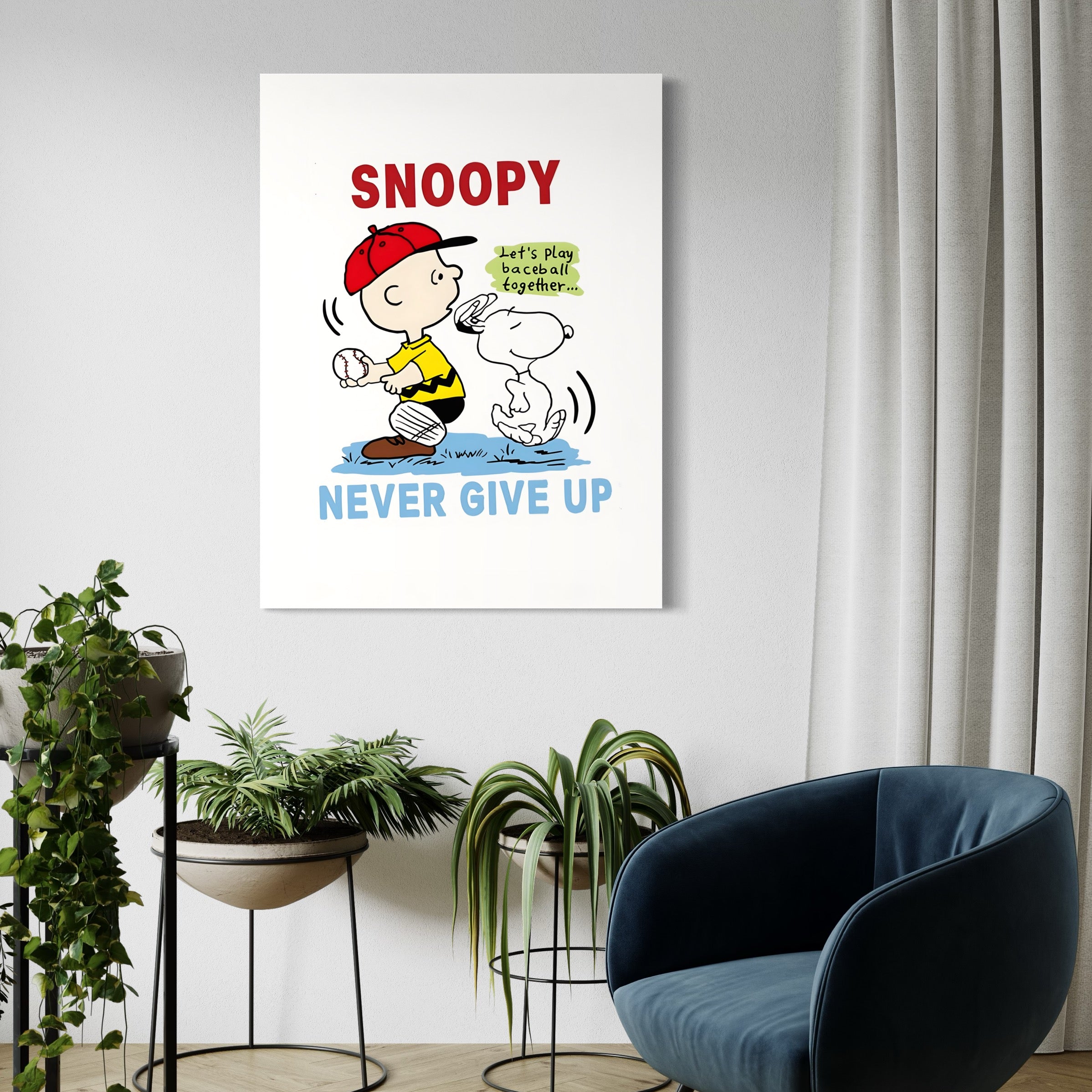 Tableau Snoopy - Never Give Up