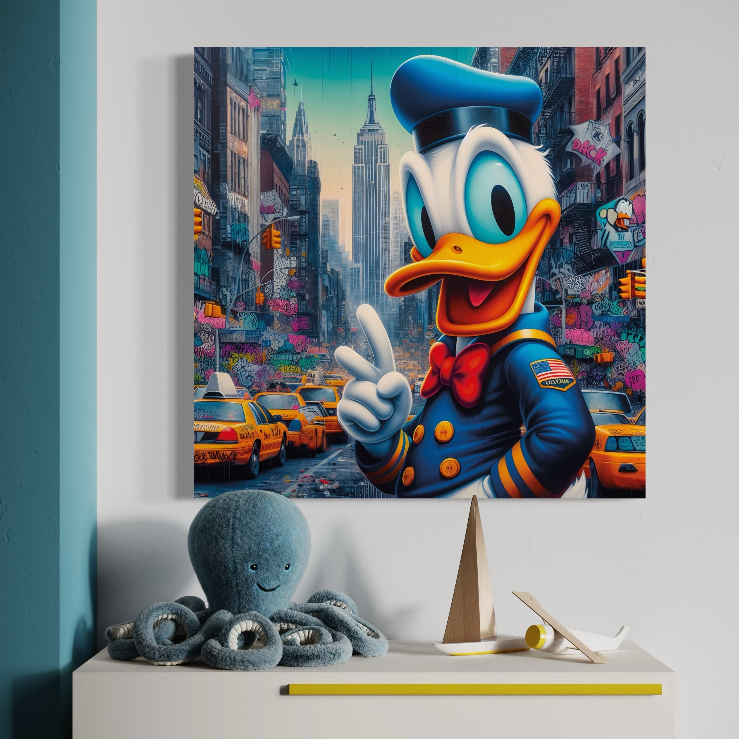 Tableau Donald New York – Décoration Murale Pop Art - Fabulartz.fr 