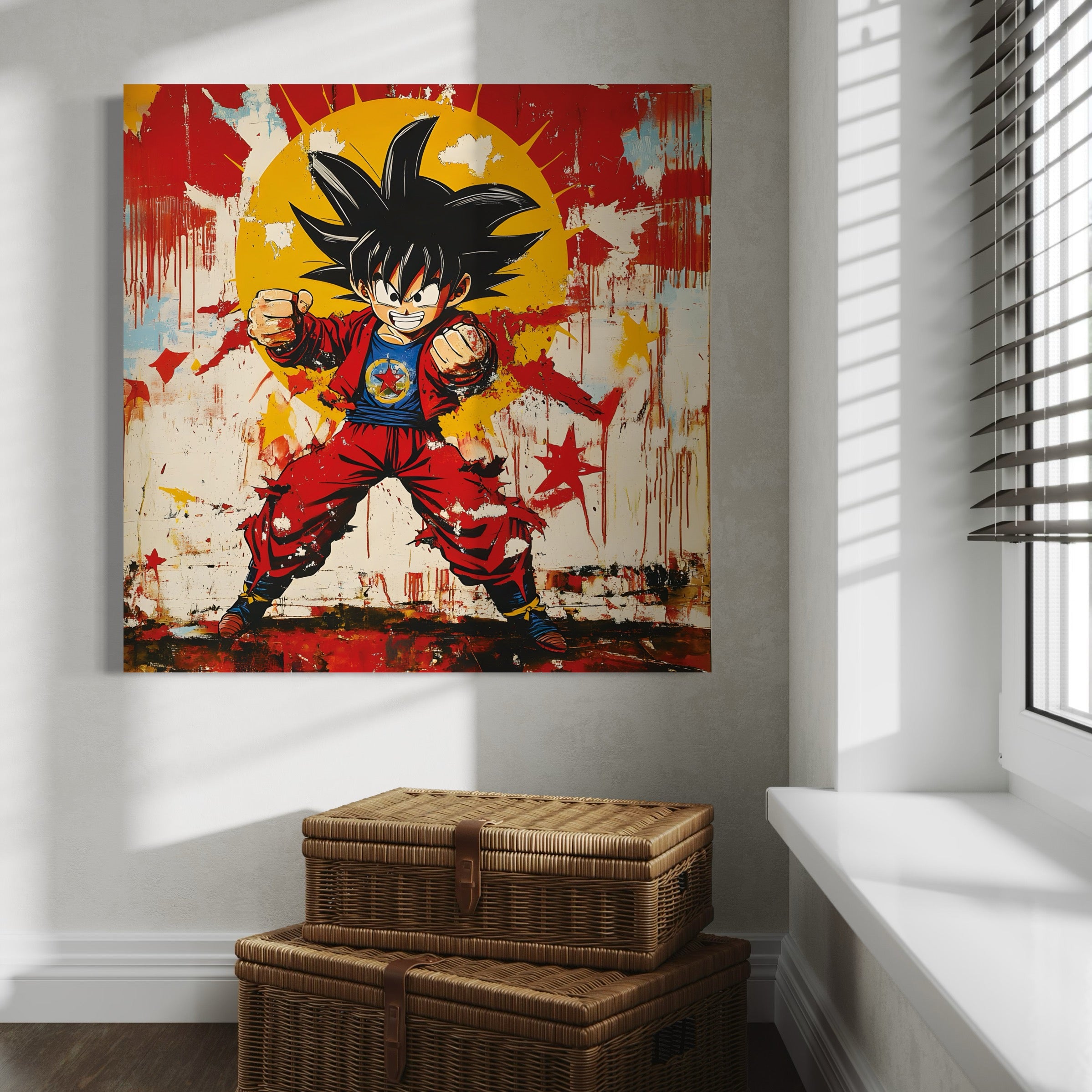 Tableau Dragon Ball Z Jeune Goku - Déco Murale - Fabulartz.fr 