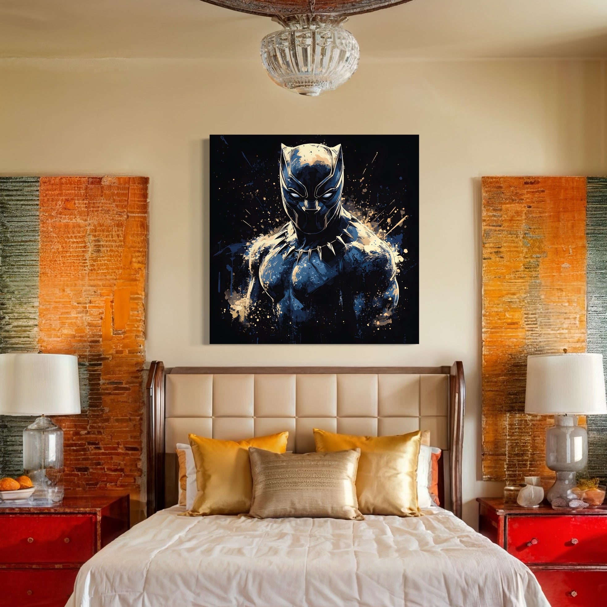 Tableau Black Panther - Design Décoratif - Fabulartz.fr 