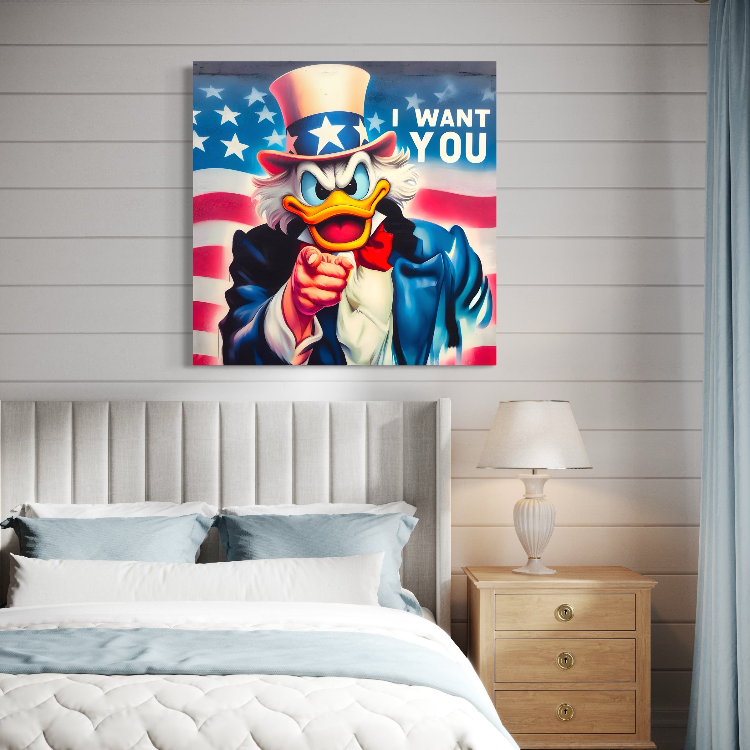 Tableau Picsou I Want You - Déco Murale Design - Fabulartz.fr 