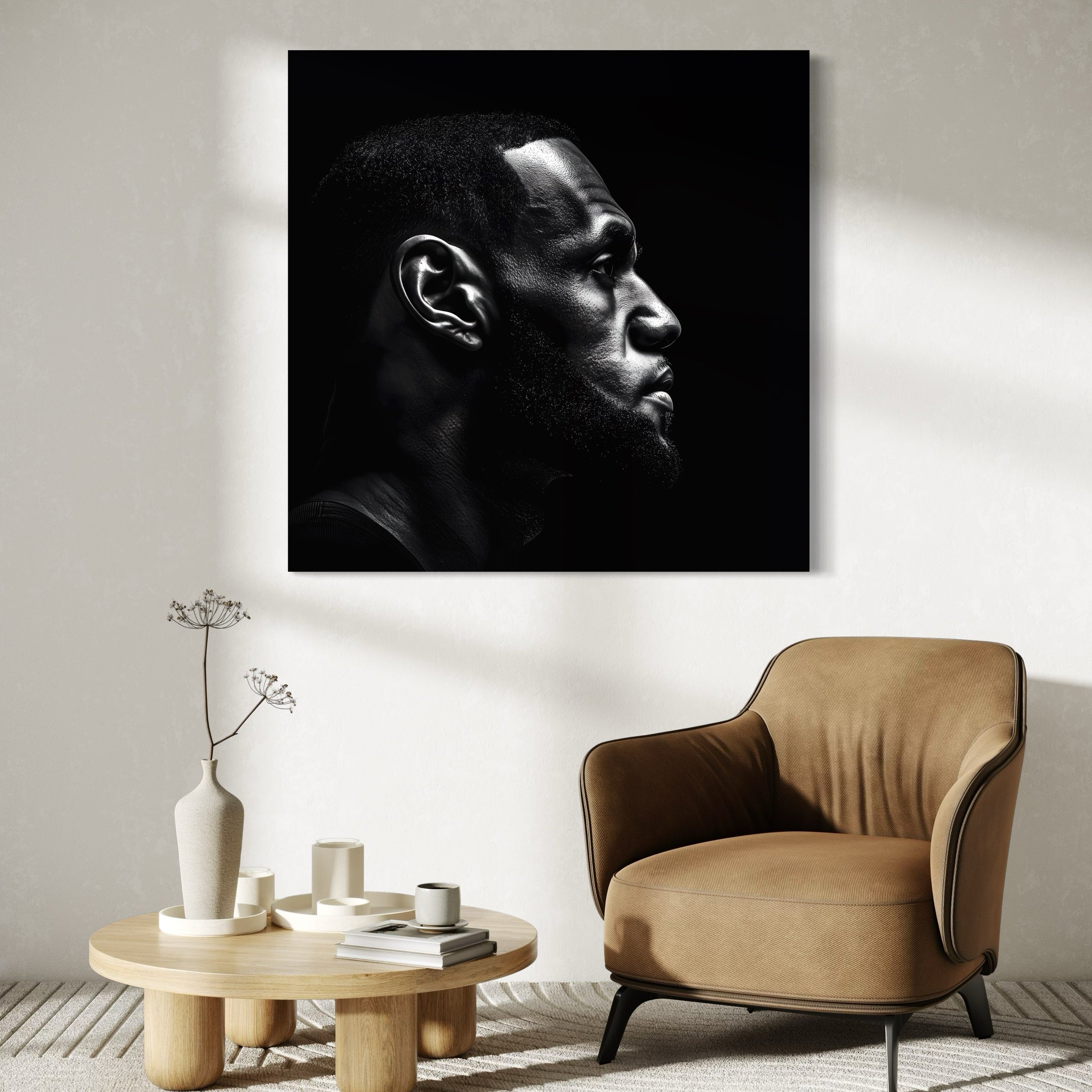 Tableau NBA LeBron James Portrait – Cadre Déco Moderne - Fabulartz.fr 