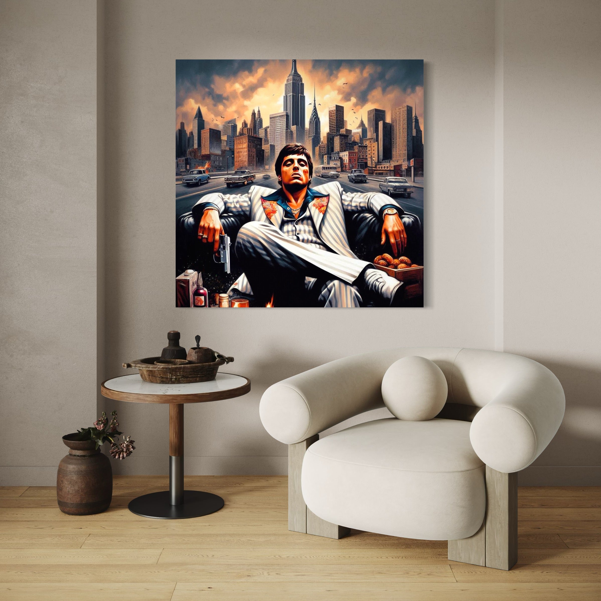 Tableau Mafia - Tony Montana - Décoration Murale - Fabulartz.fr 