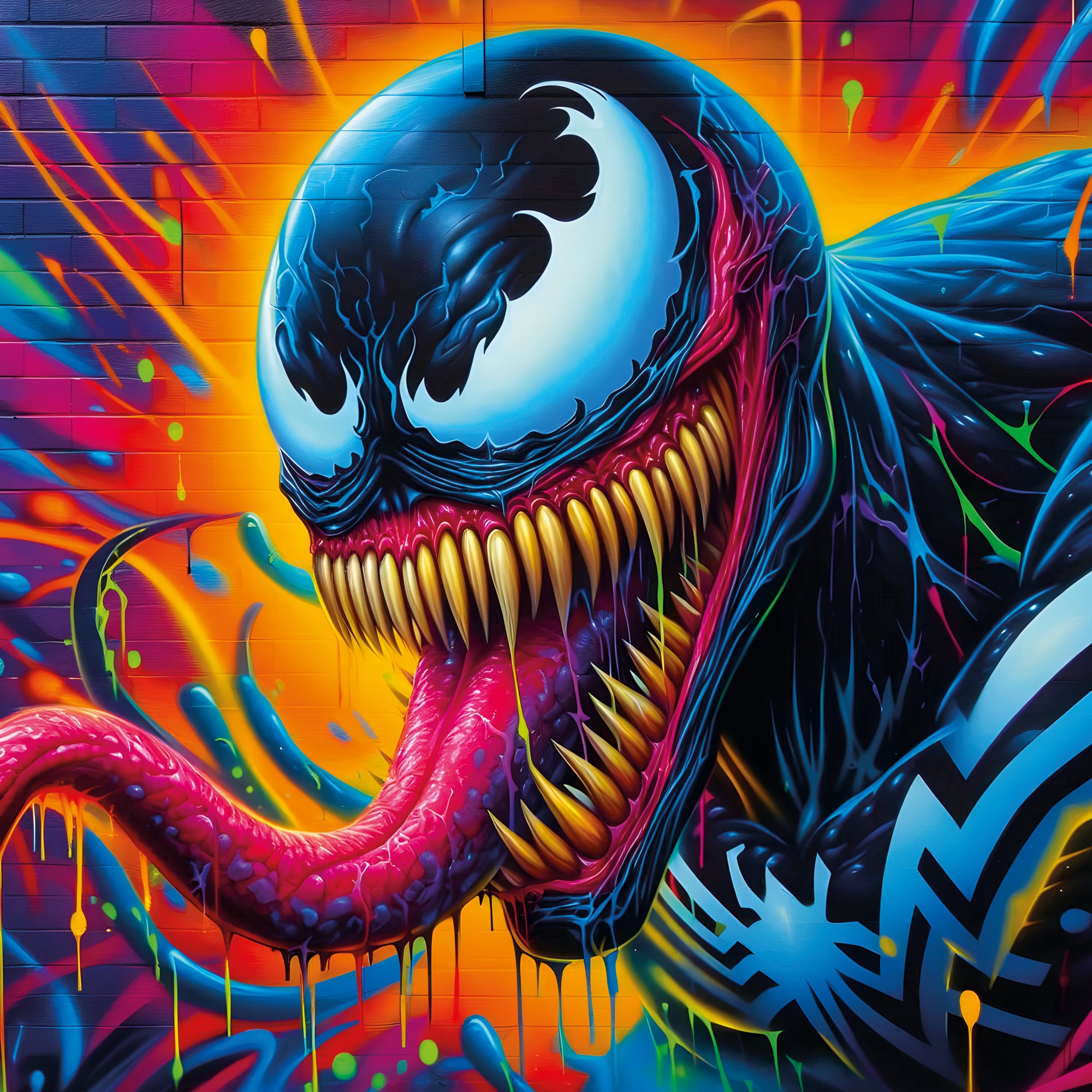 Tableau Venom Explosif - Déco Murale Design - Fabulartz.fr 