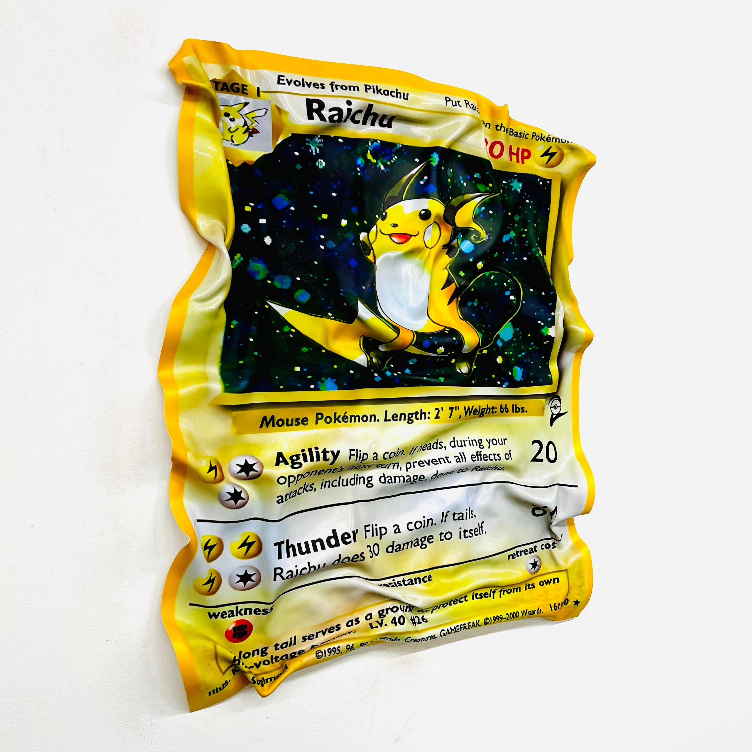 Carte Pokémon Raichu  - Oeuvre D'Art (SOLD OUT) ⚠️