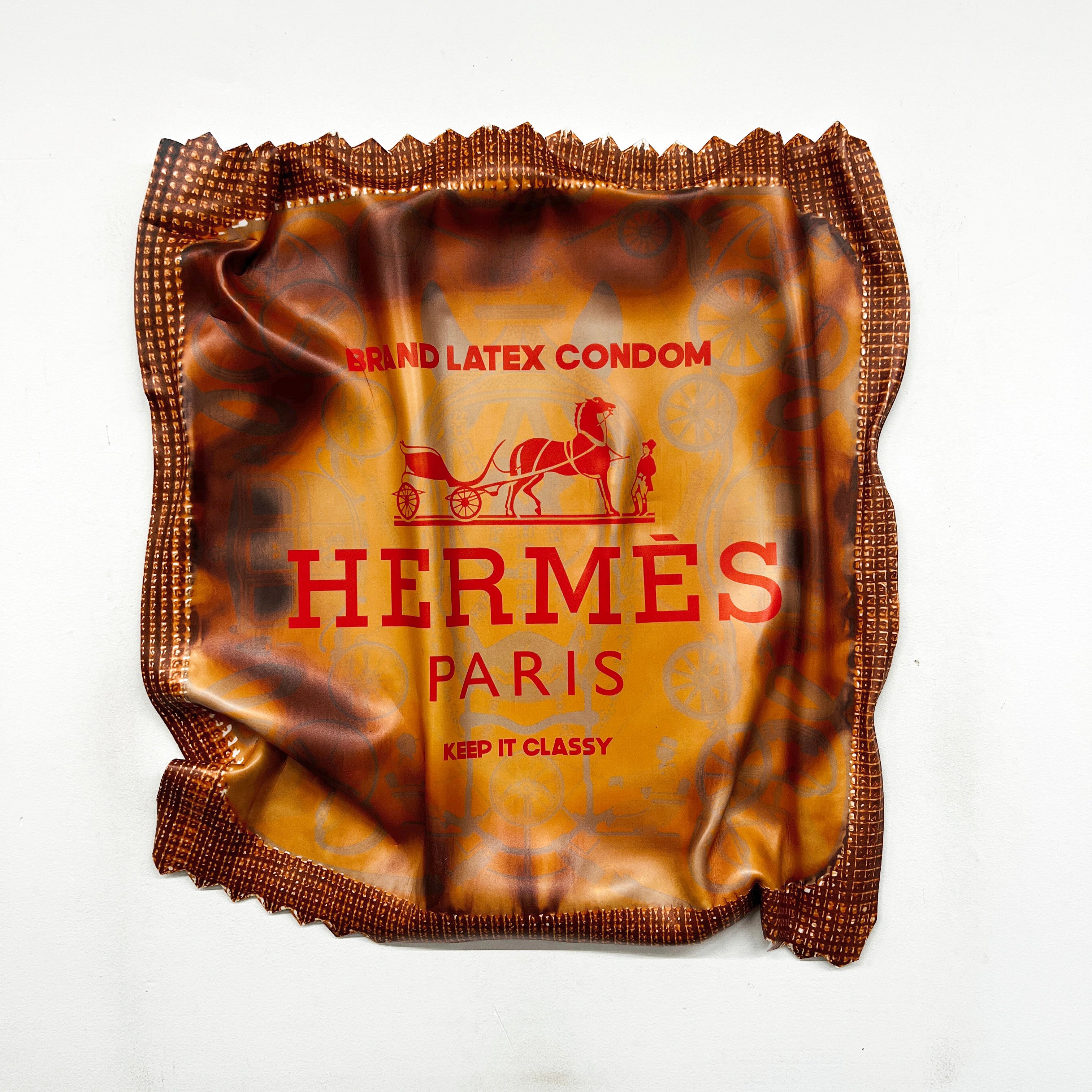 Tableau froissé - Condom Hermès