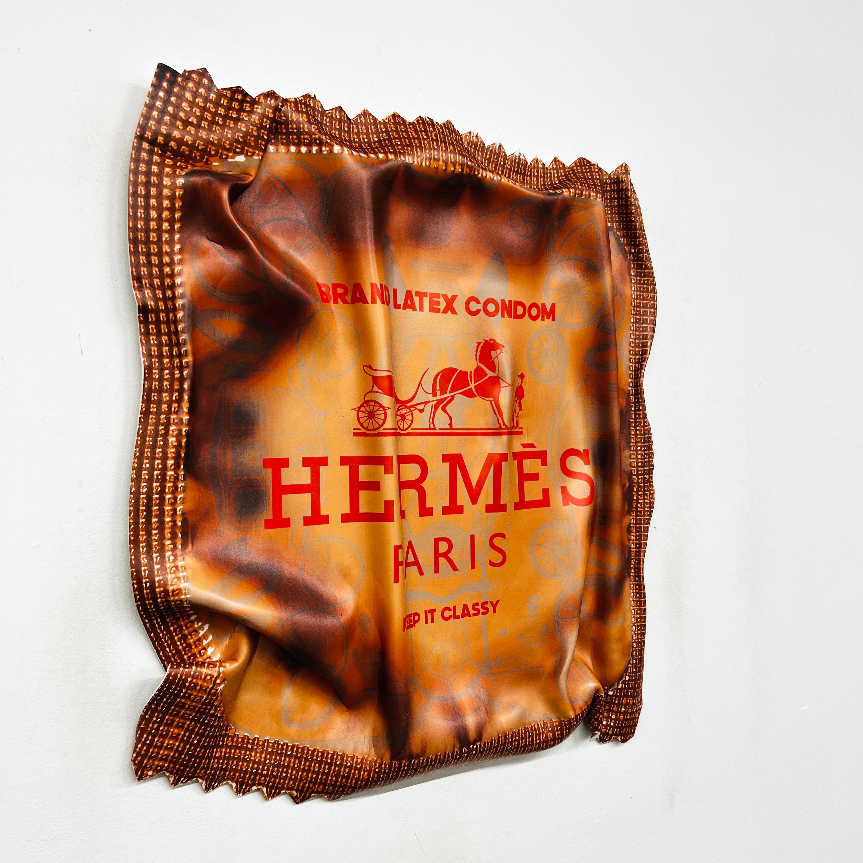 Tableau froissé - Condom Hermès