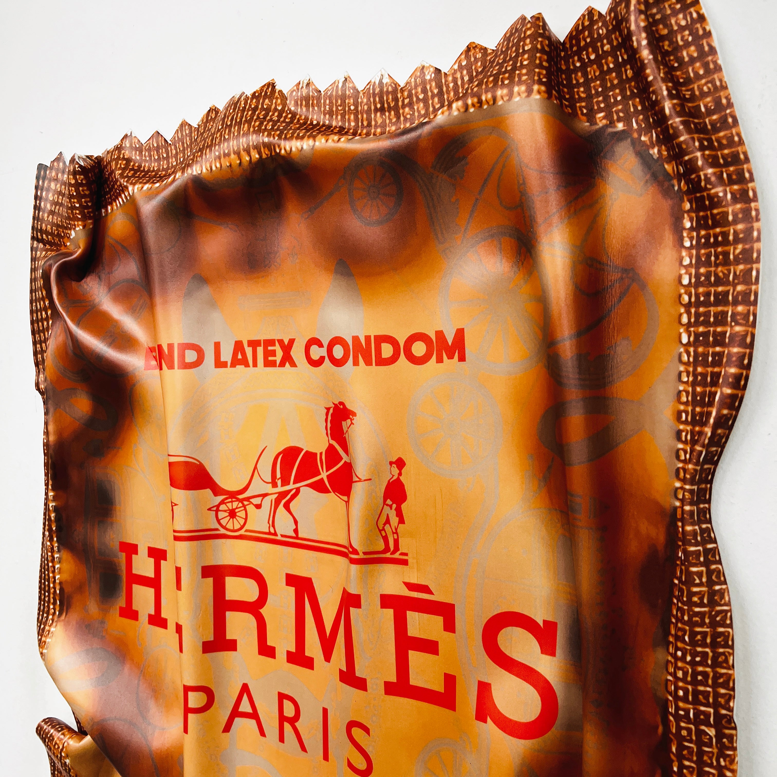 Tableau froissé - Condom Hermès