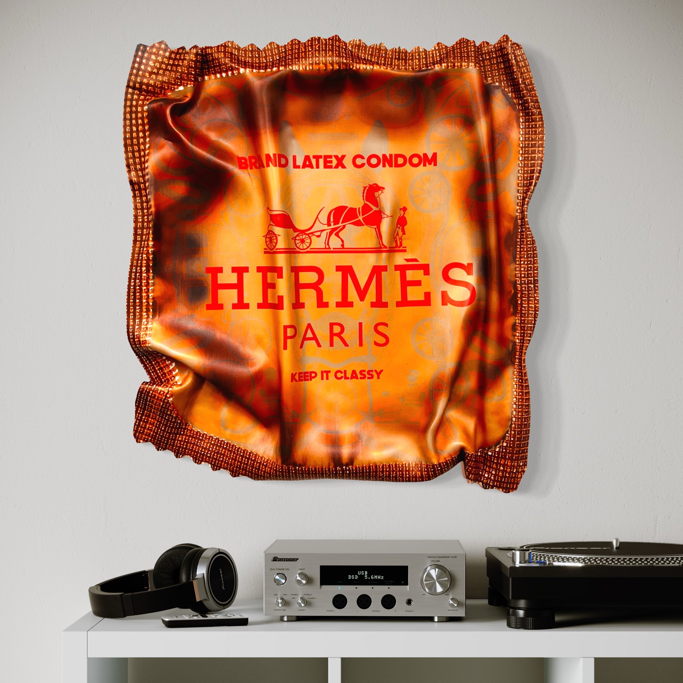 Tableau froissé - Condom Hermès