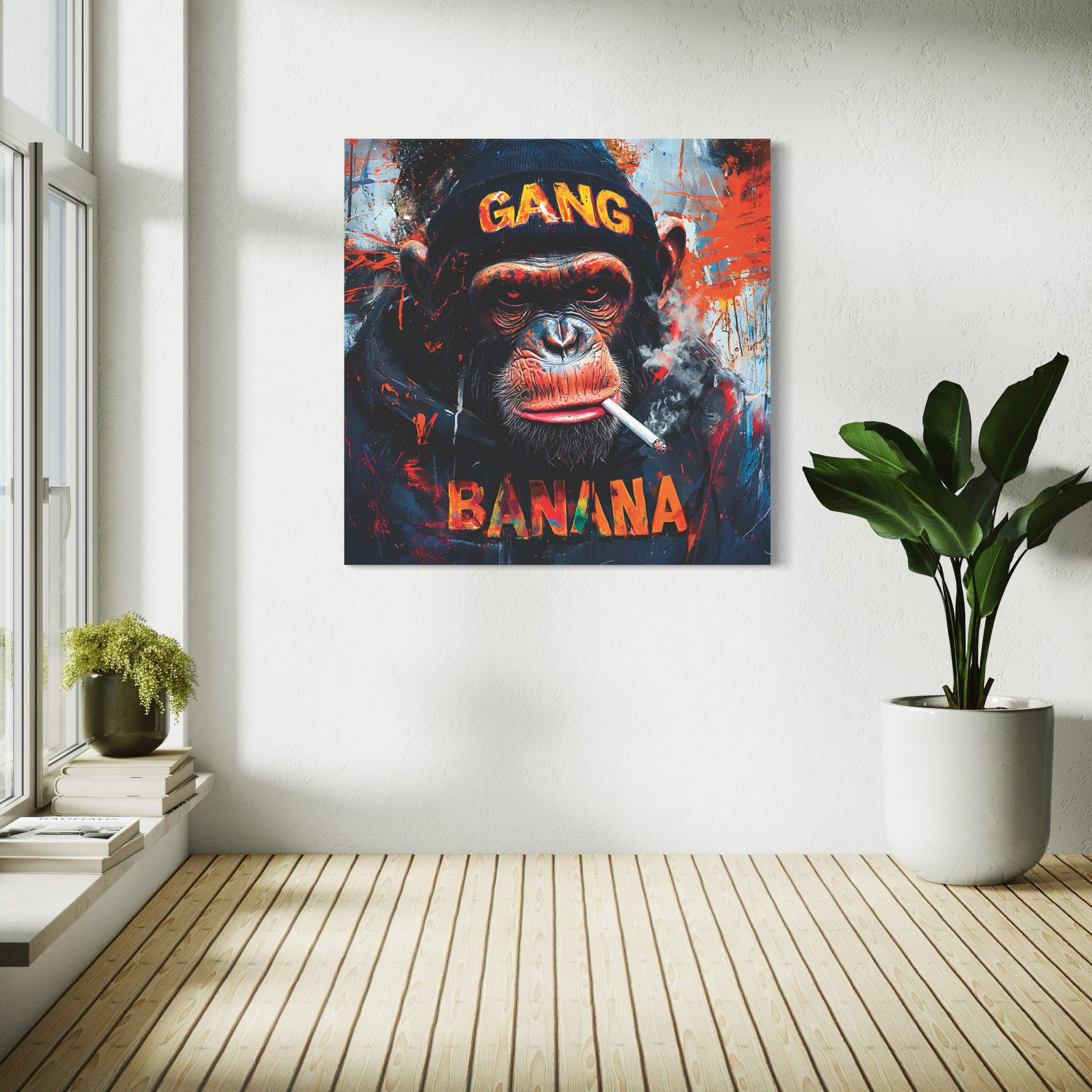 Monkey Gang Banana - Decorazione da parete moderna