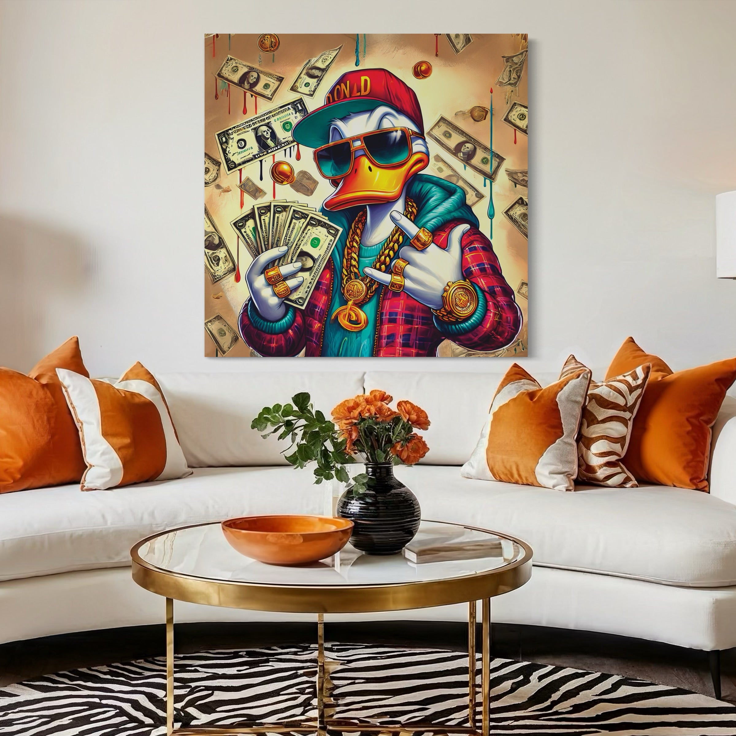 Tableau Donald Hip-Hop – Déco Murale Design