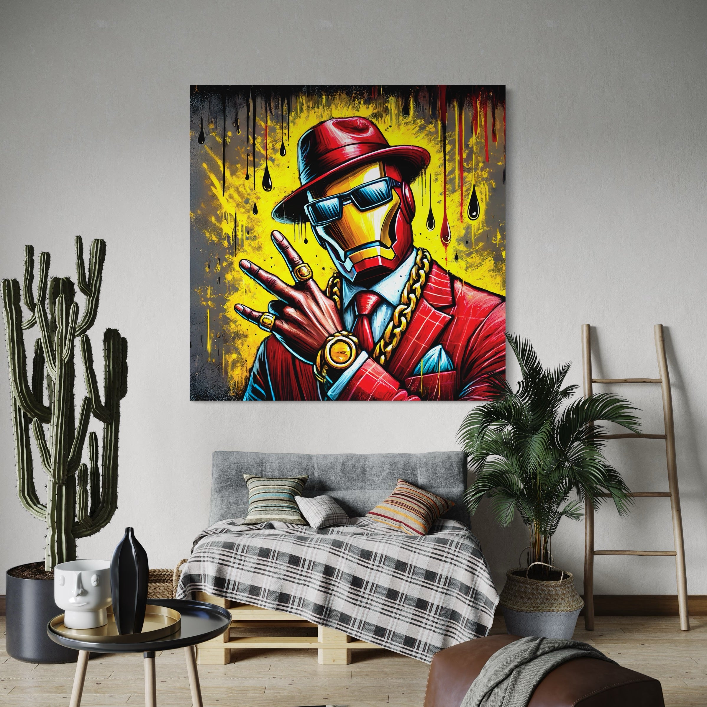 Elegant Iron Man painting - Modern Design Wall Decoration