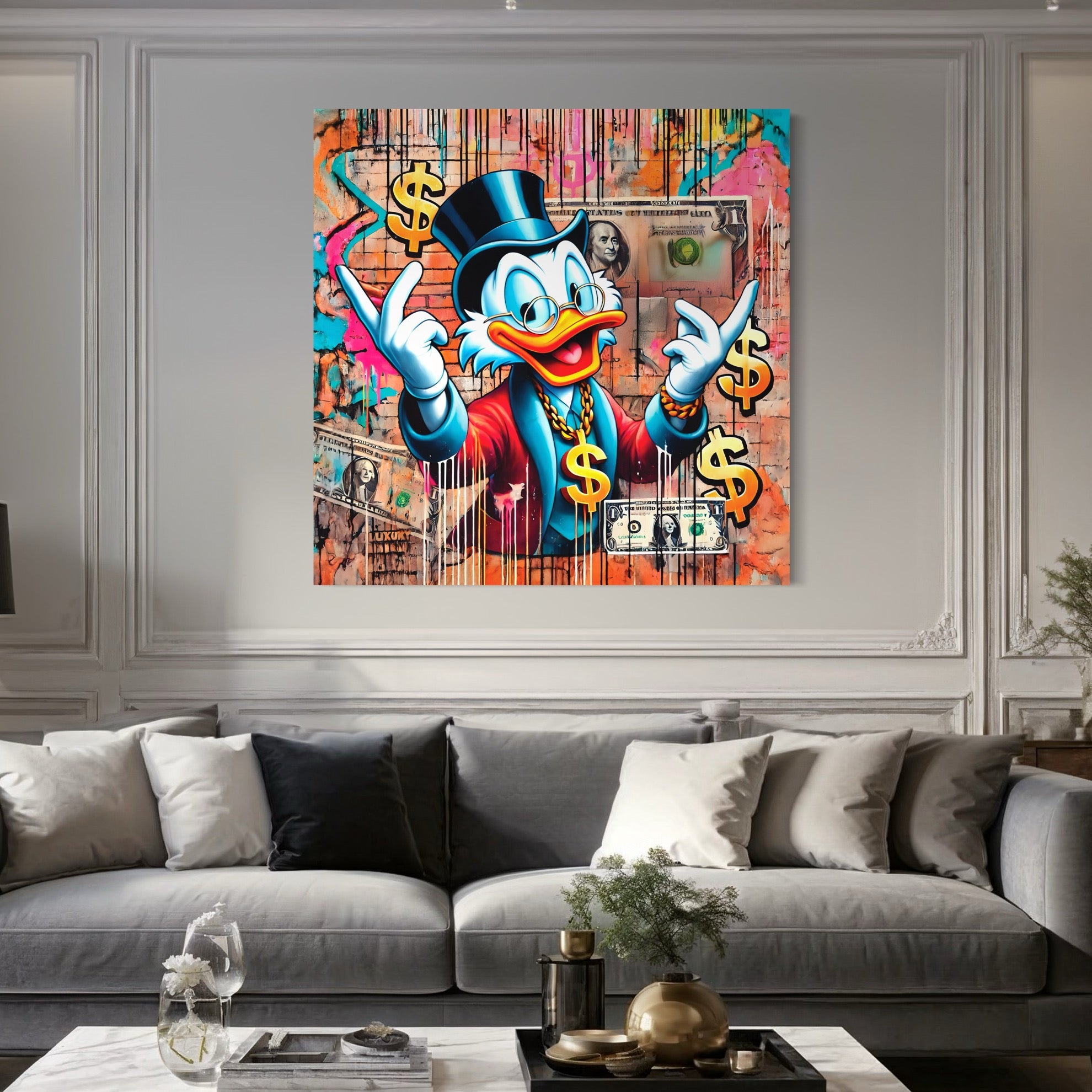 Picsou Luxe - Decorazione murale di design