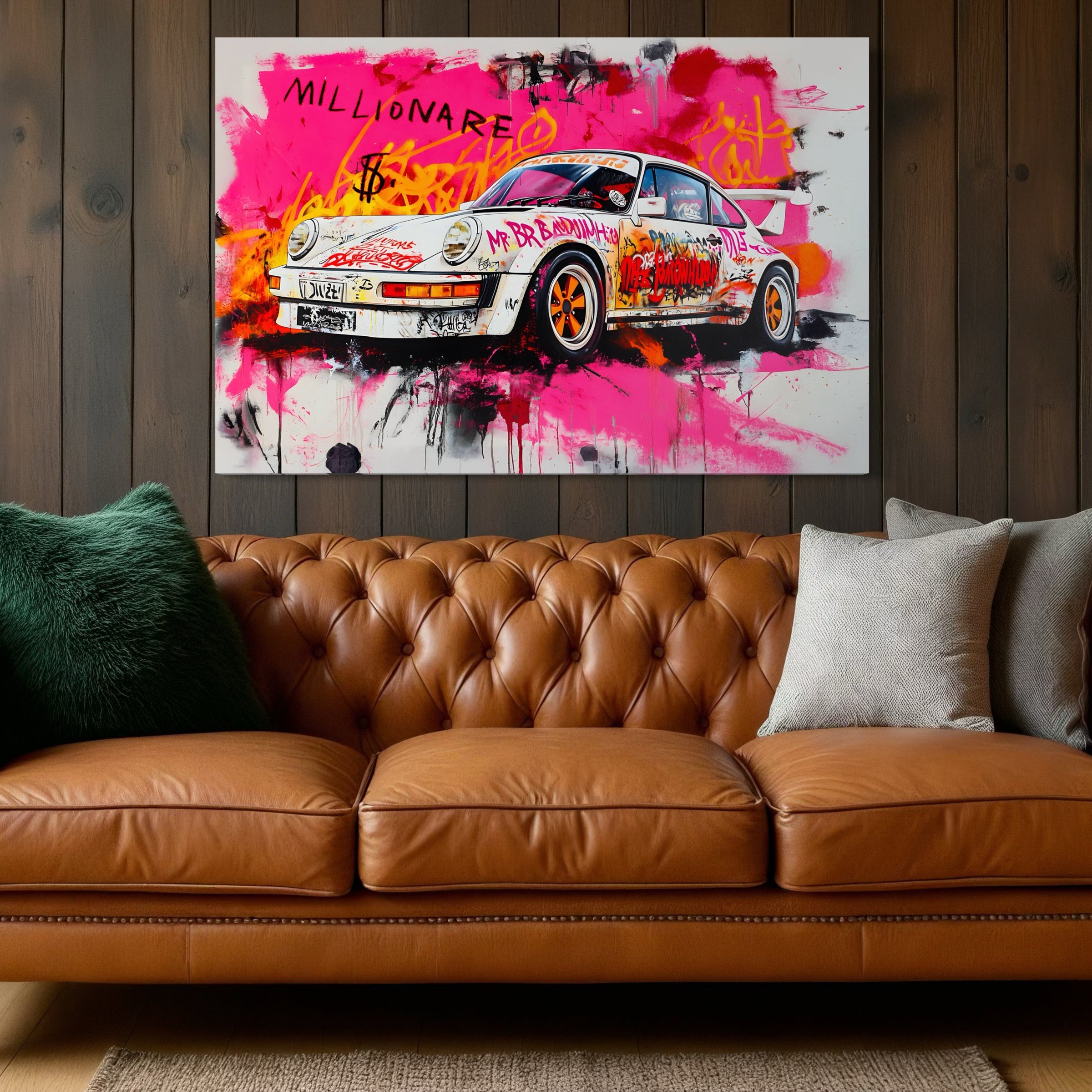 Tableau Porsche 911 Urbain - Décoration Murale Moderne