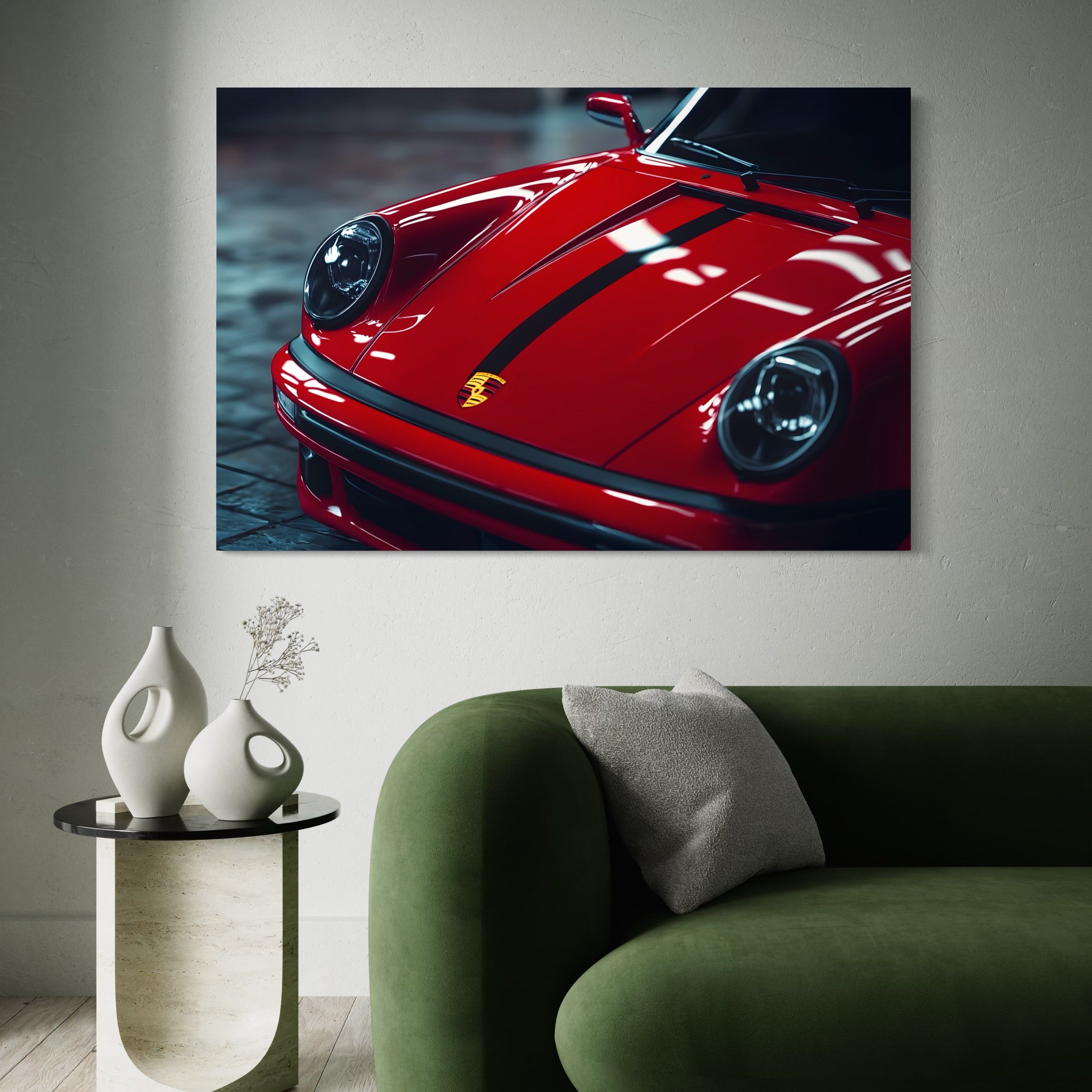 Tableau Porsche 911 Rouge - Décoration Murale Design