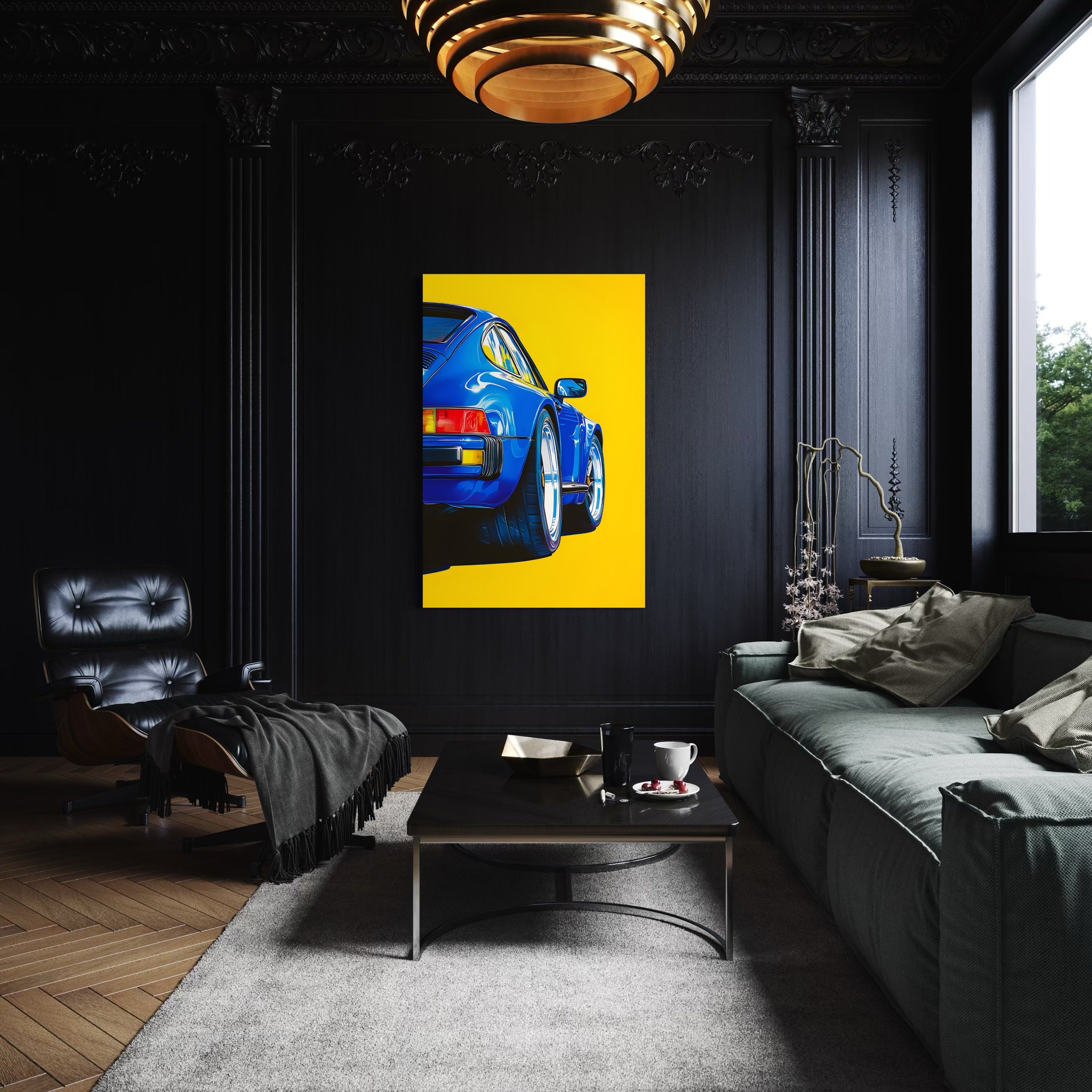 Tableau Porsche 911 Pop Art - Cadre Déco Murale