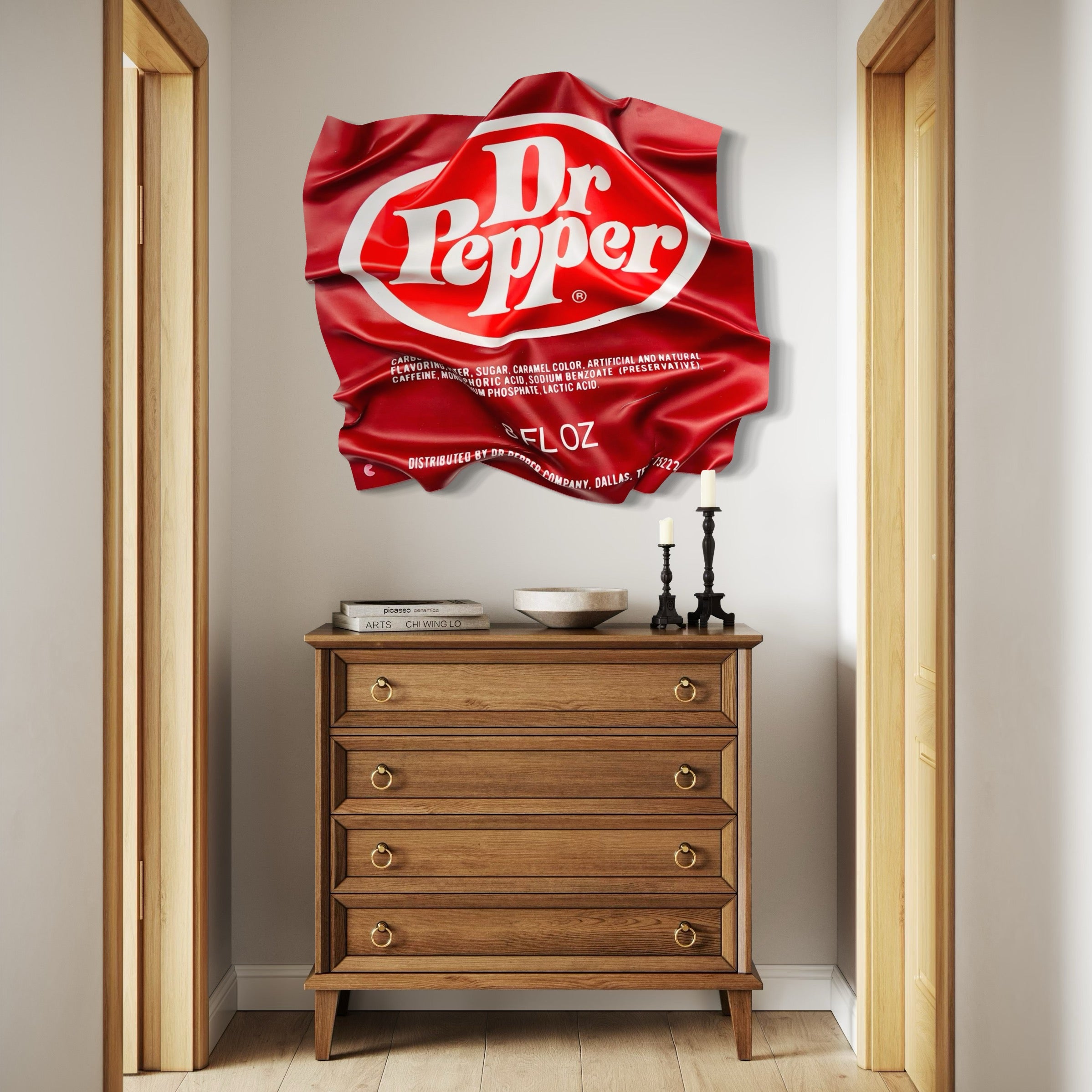 Tableau froissé - Dr Pepper