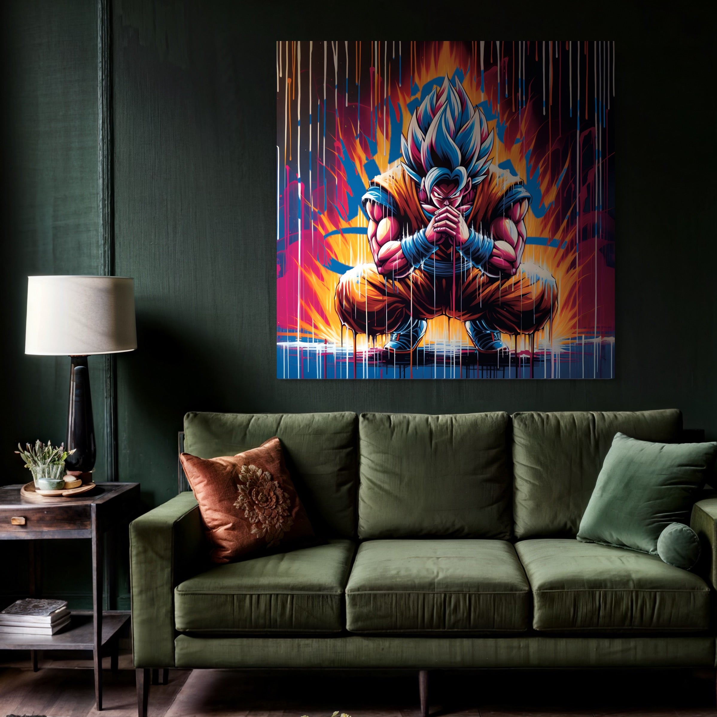 Tableau Dragon Ball Z - Goku Ultra Instinct - Décoration Murale - Fabulartz.fr 