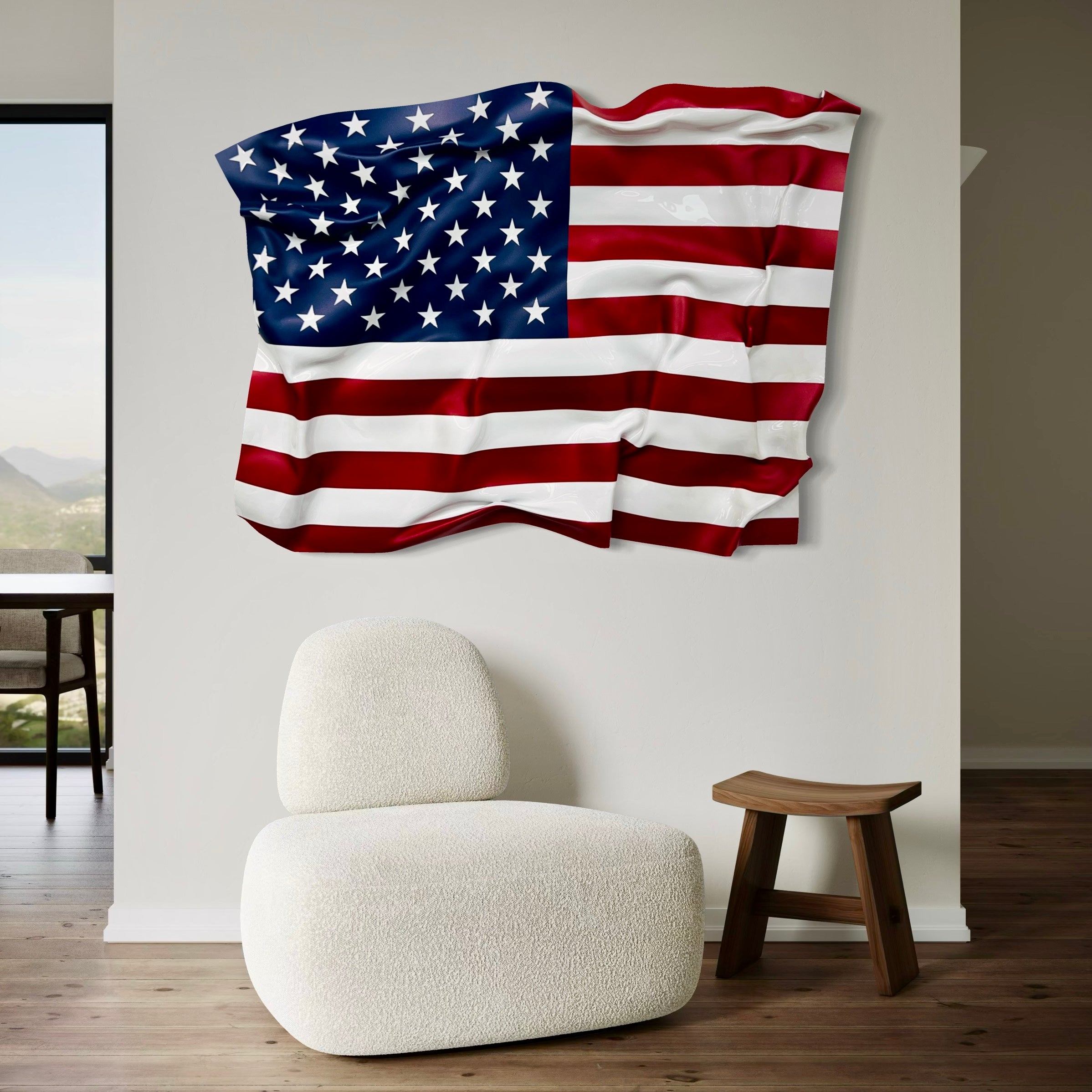 American flag - Wall sculpture - AVAILABLE ✅