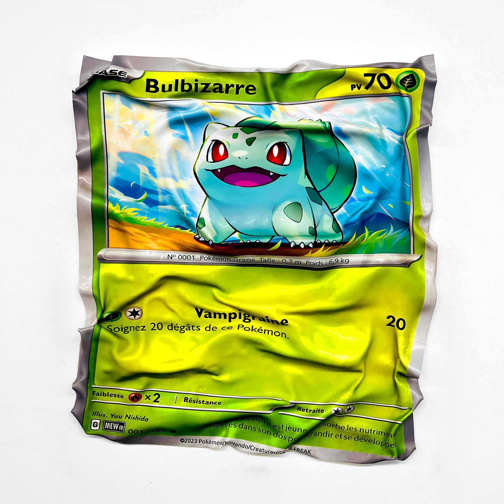 Carte Pokémon Bulbizarre - Oeuvre D'Art (SOLD OUT) ⚠️