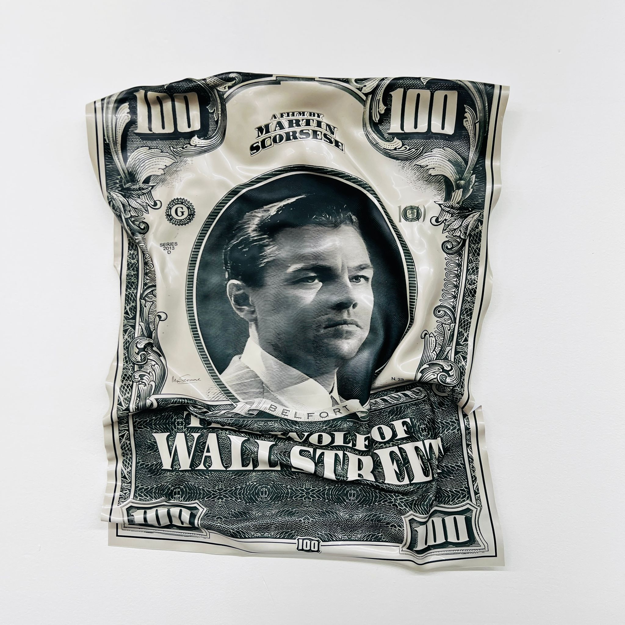 Sculpture Murale - Wolf of Wall Street