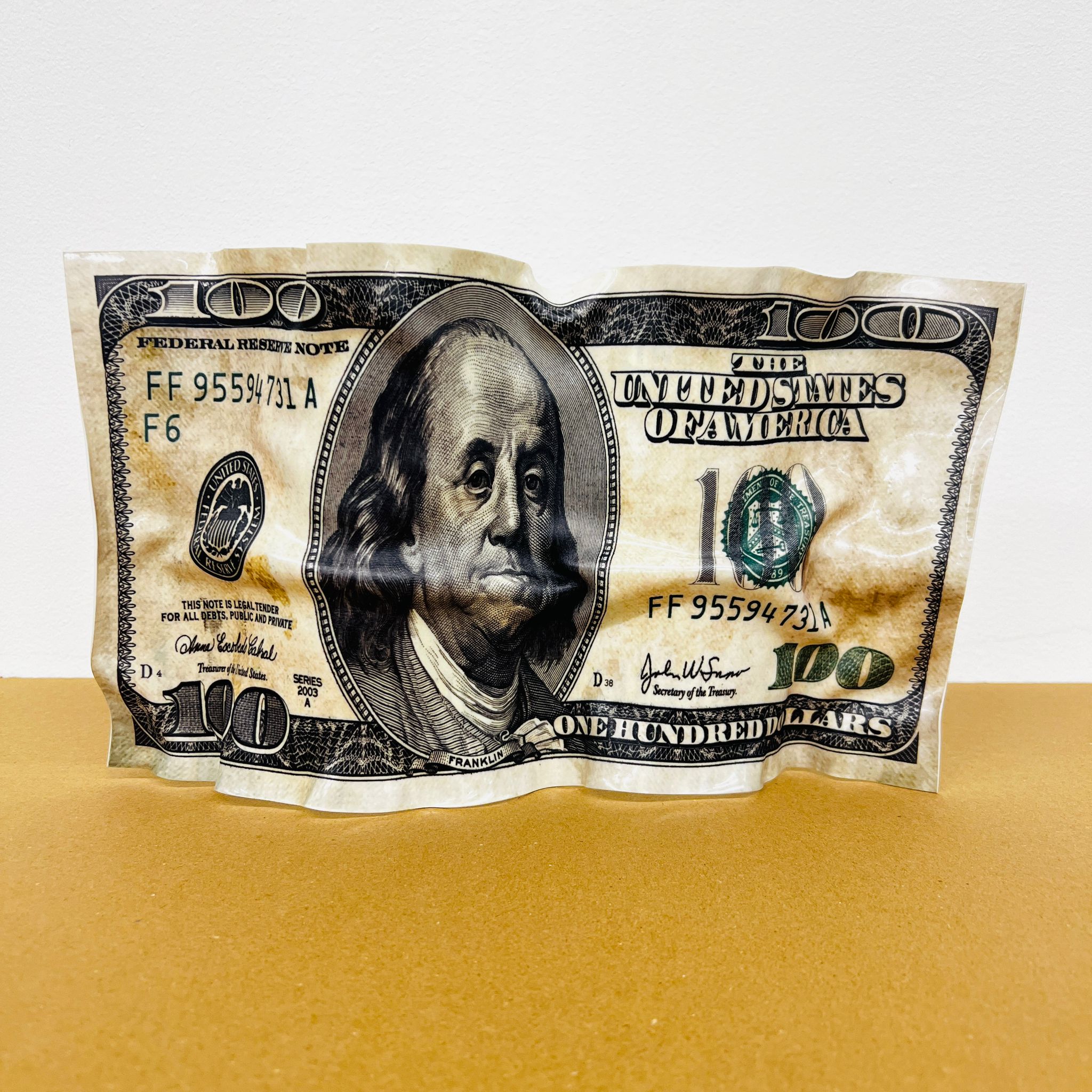 Sculpture - 100 Dollars American