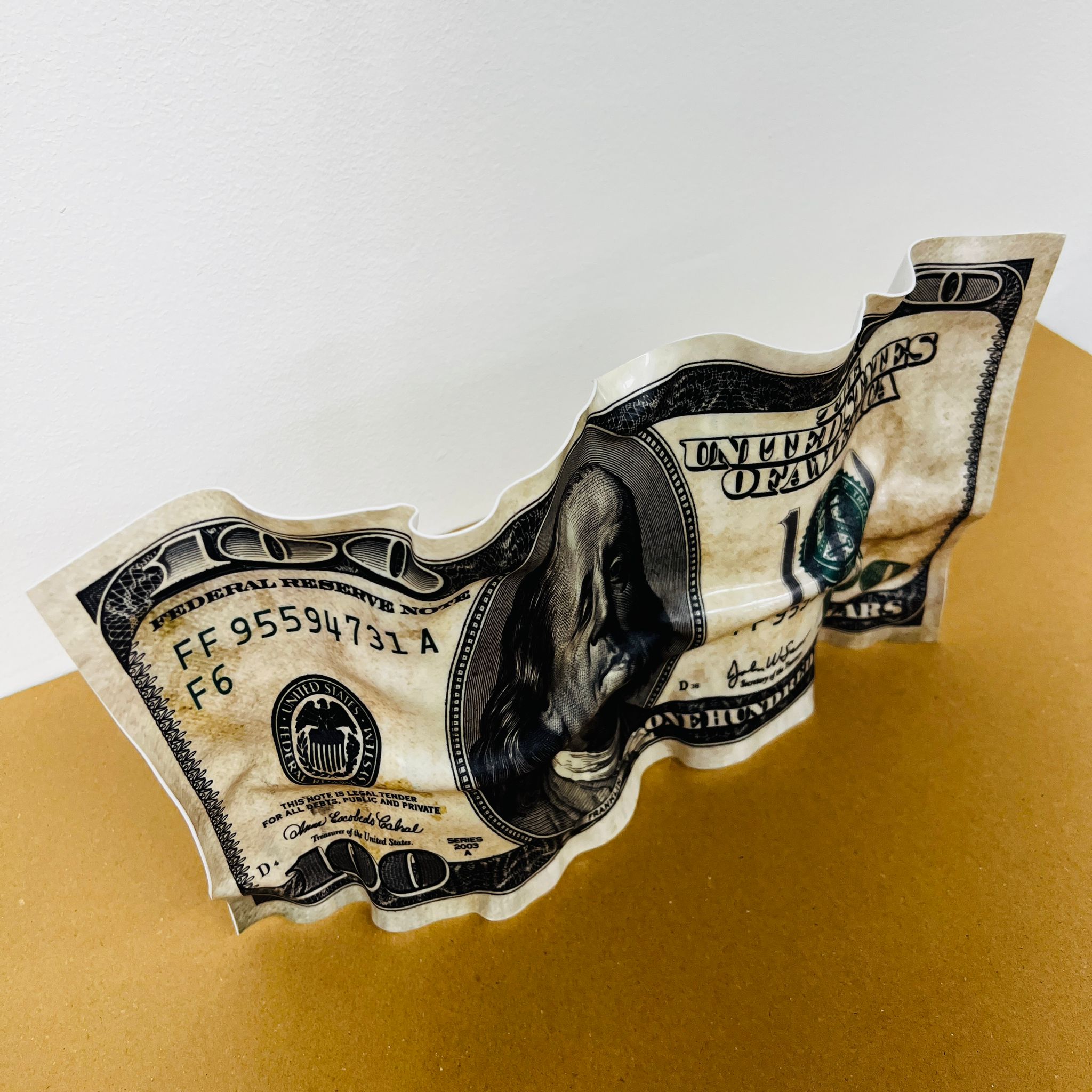 Sculpture - 100 Dollars American