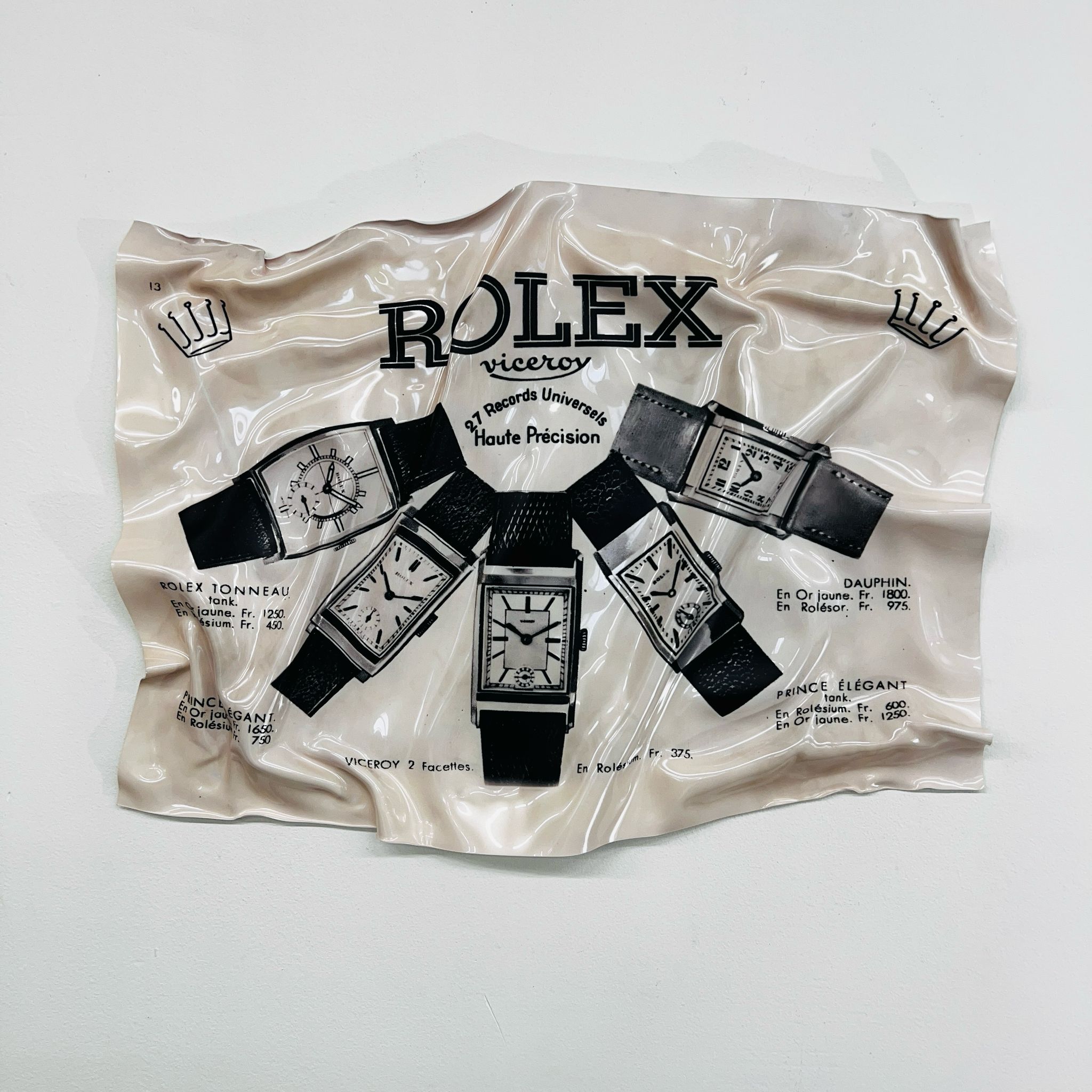 Tableau froissé - Rolex