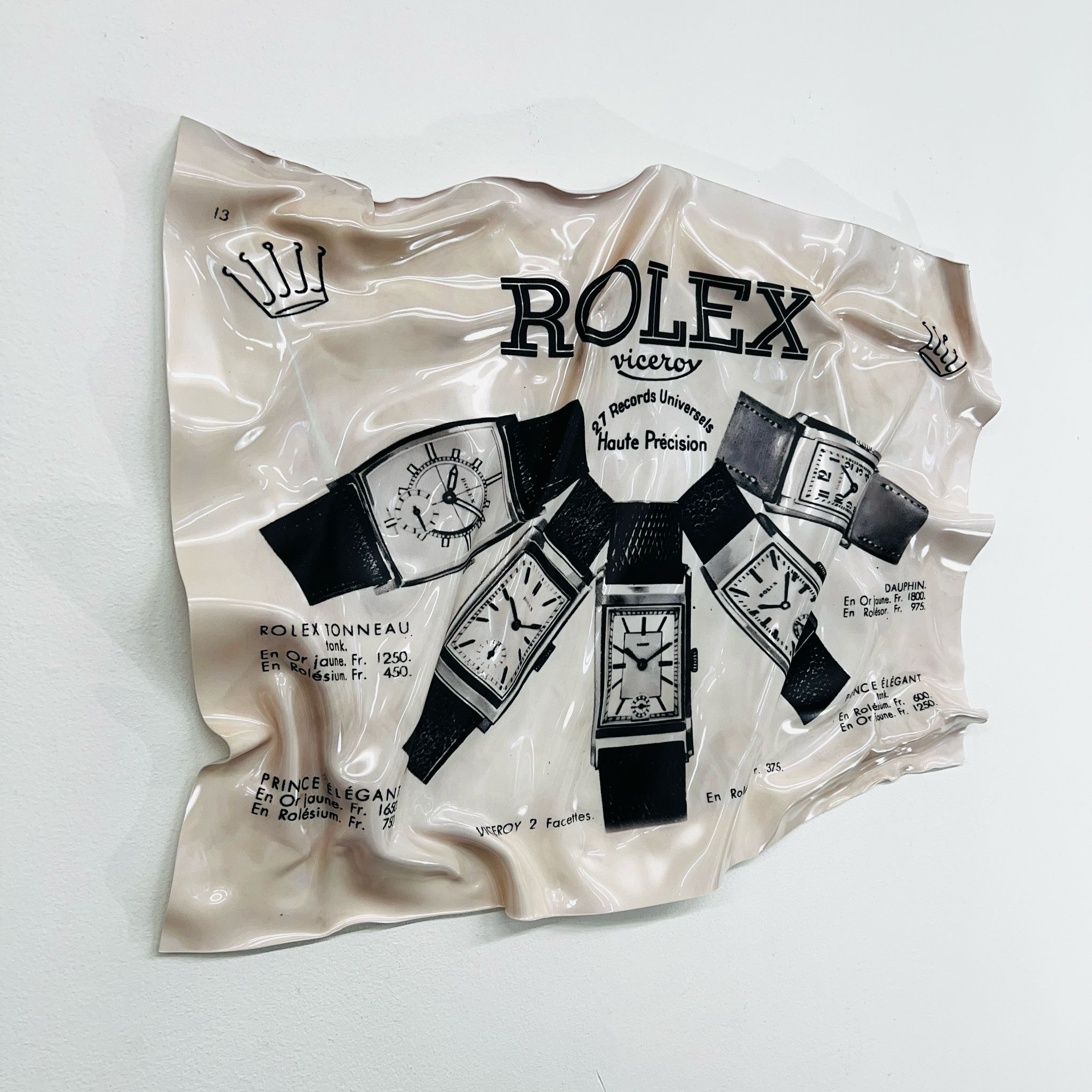 Tableau froissé - Rolex