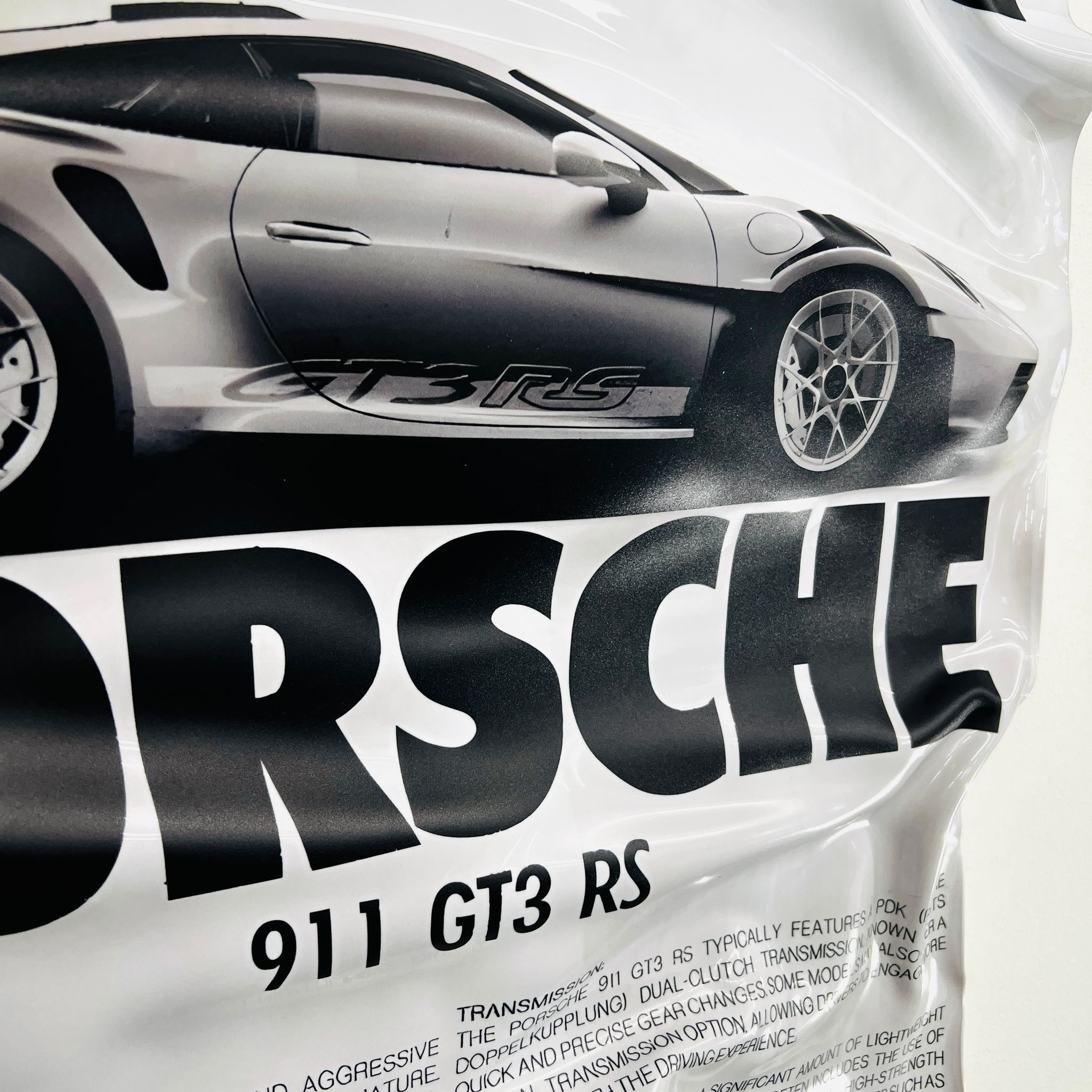 Sculpture Murale - Porsche