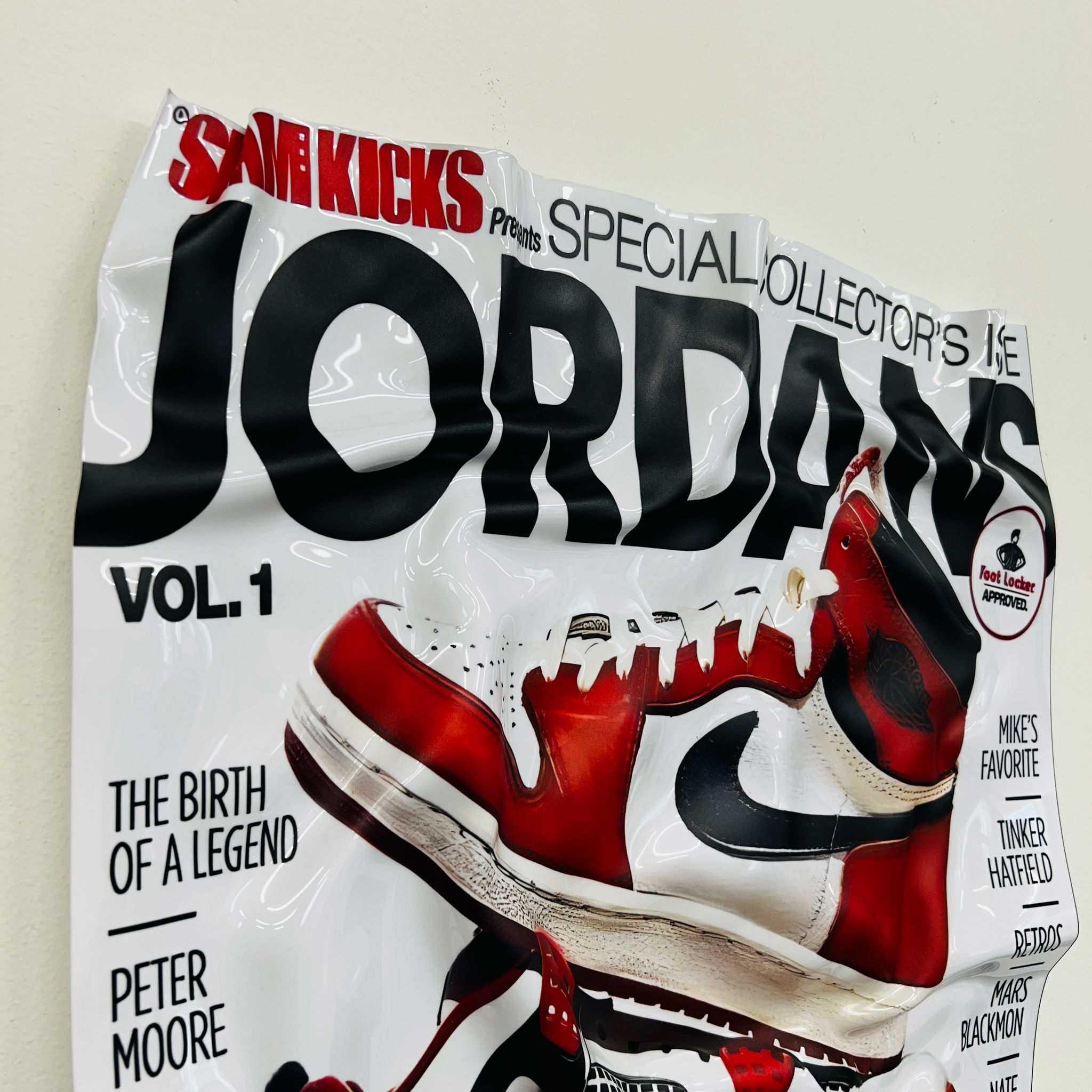 Sculpture Murale - Sneakers Jordans