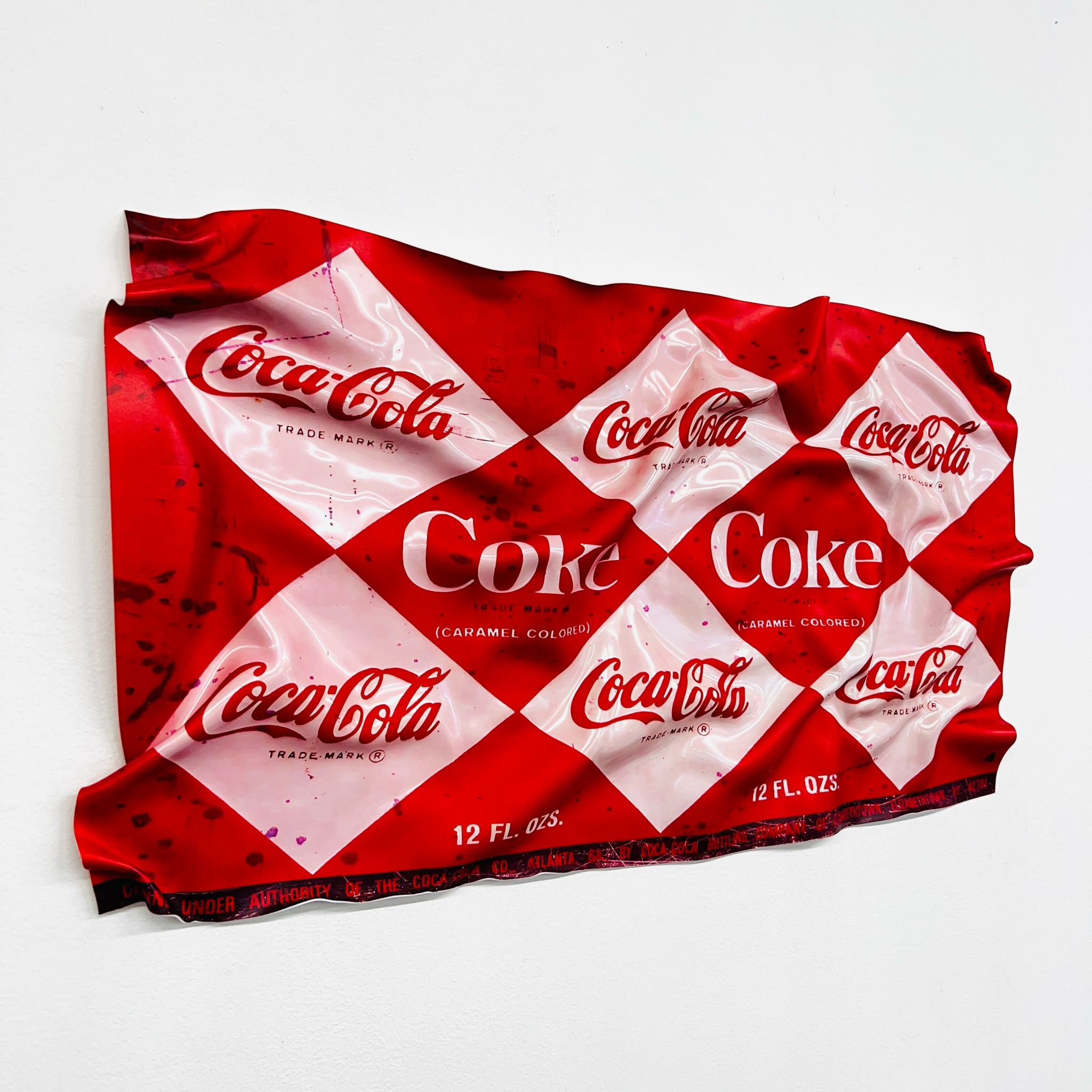 Tableau froissé - Coca Cola