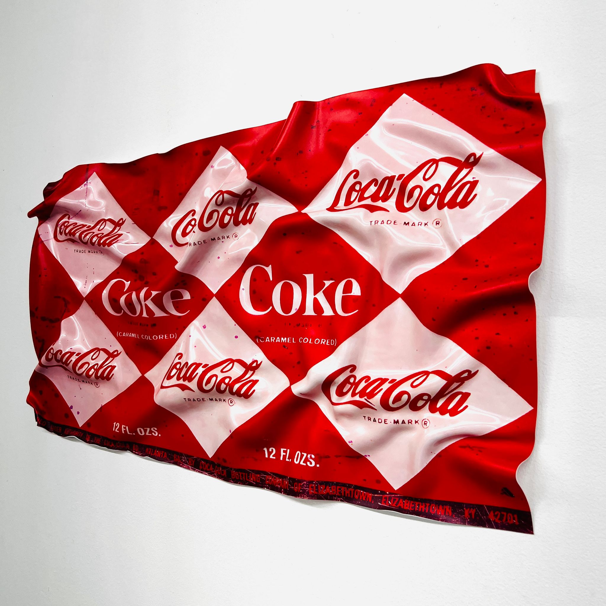 Tableau froissé - Coca Cola