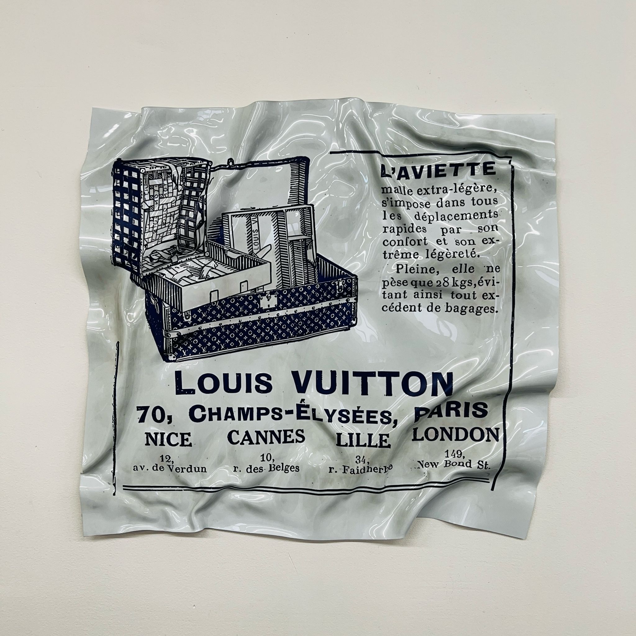 Tableau froissé - Louis Vuitton