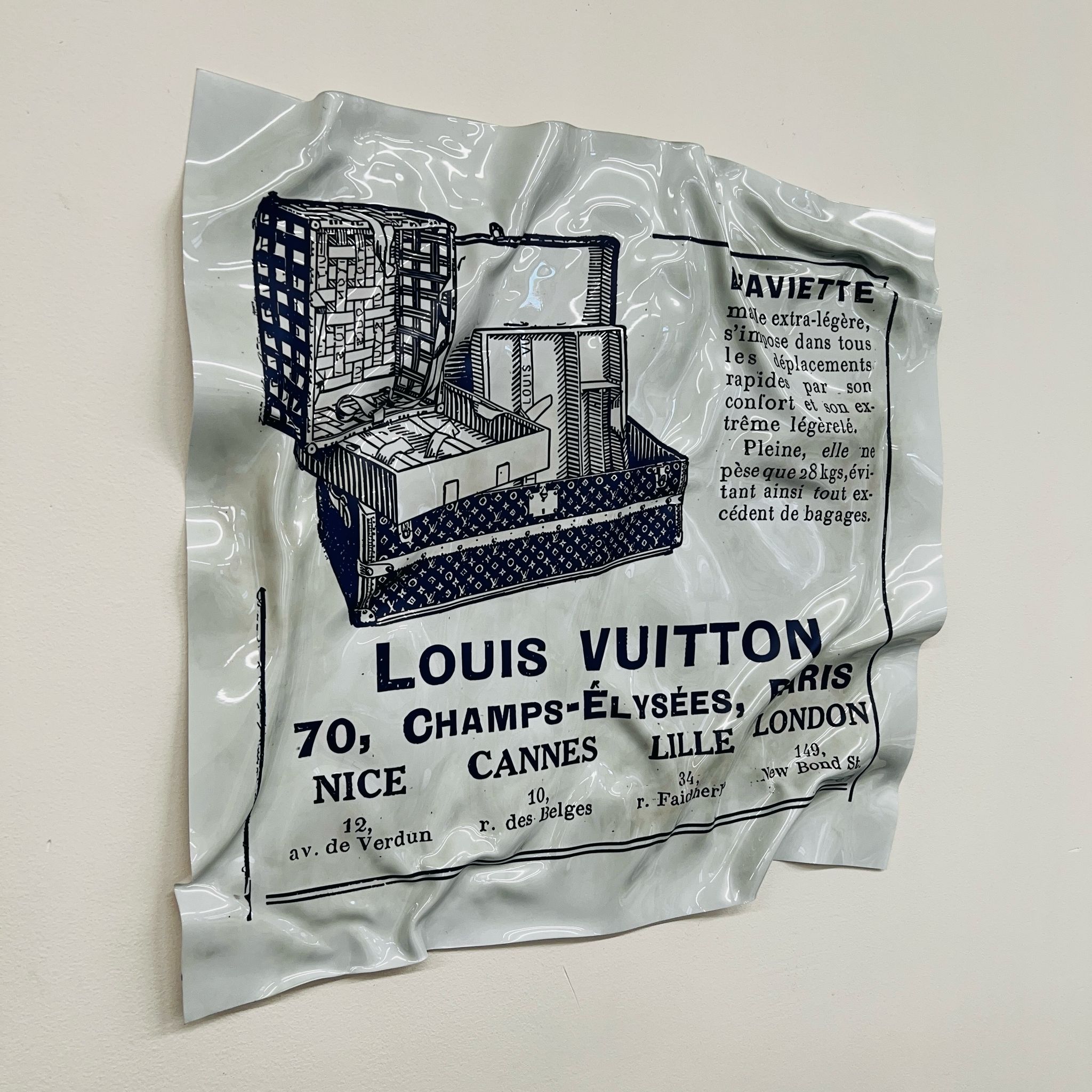 Tableau froissé - Louis Vuitton